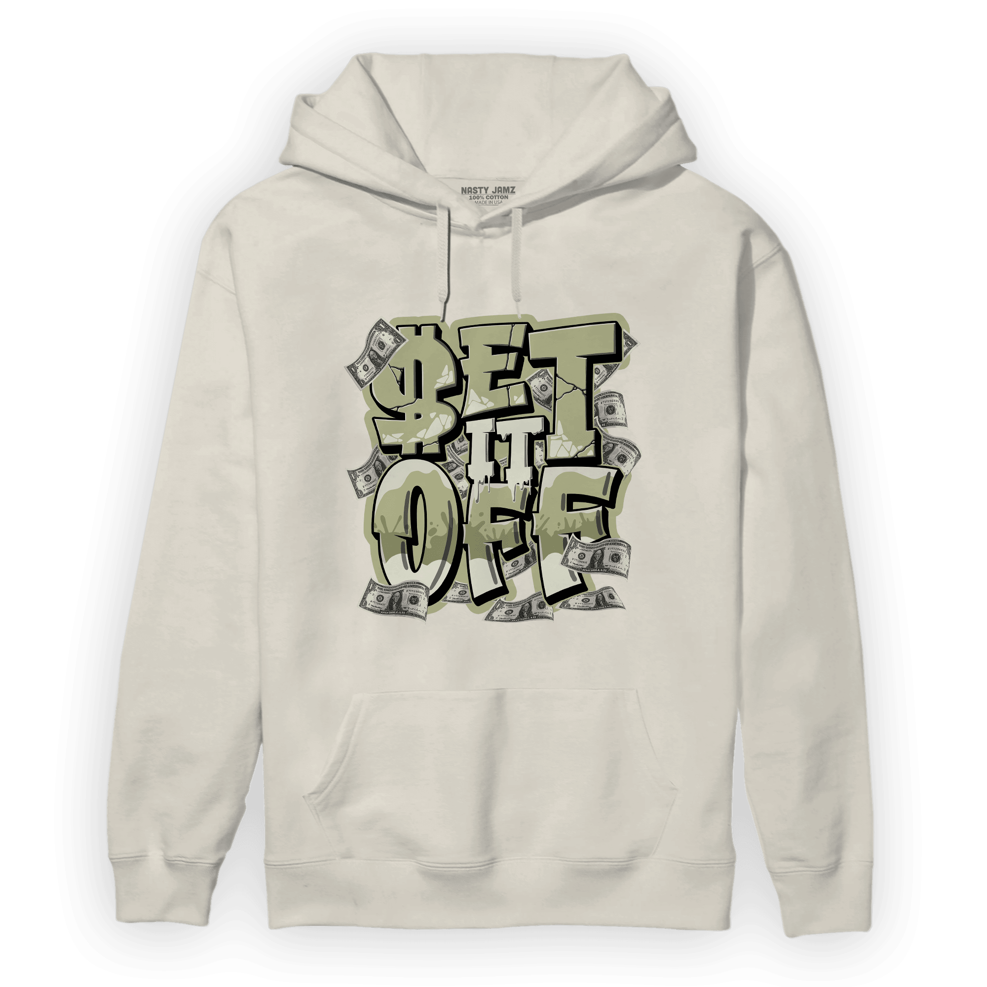 Yeezy Slide Resin Hoodie Match Money Set It Off - NastyJamz