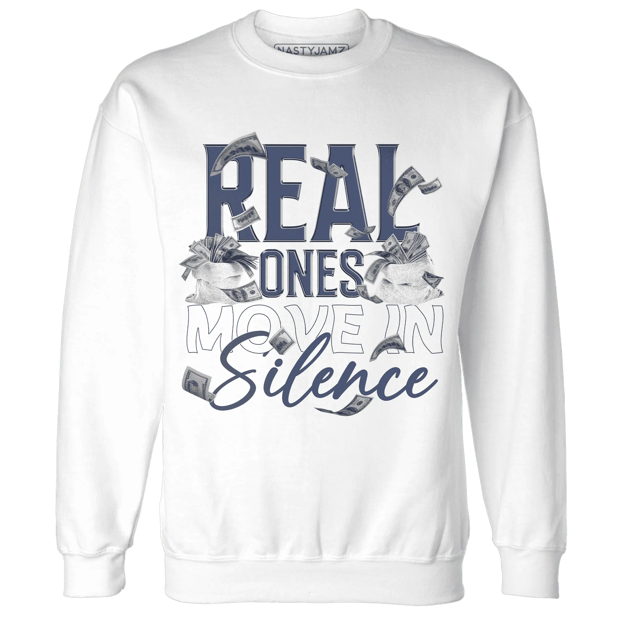 Low-Diffused-Blue-11s-Sweatshirt-Match-Move-In-Silence-Money