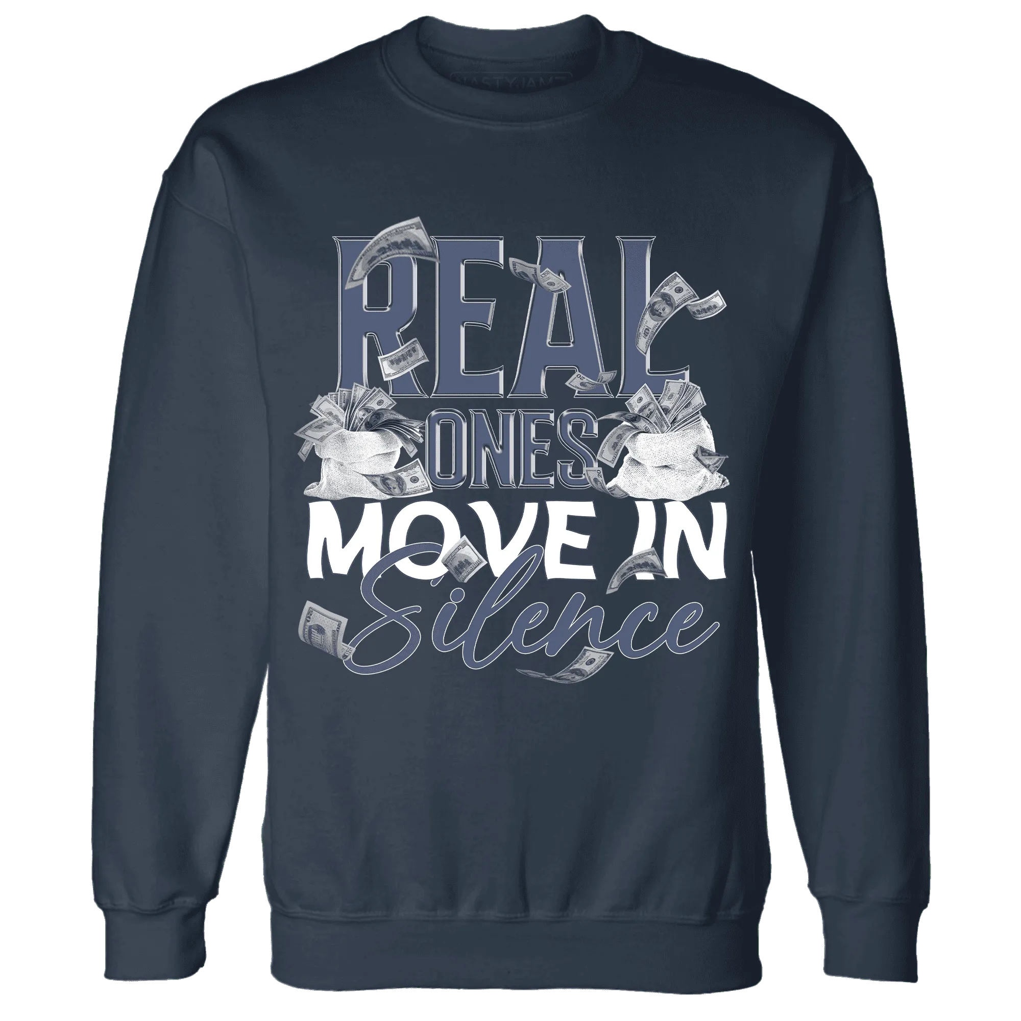 Low-Diffused-Blue-11s-Sweatshirt-Match-Move-In-Silence-Money