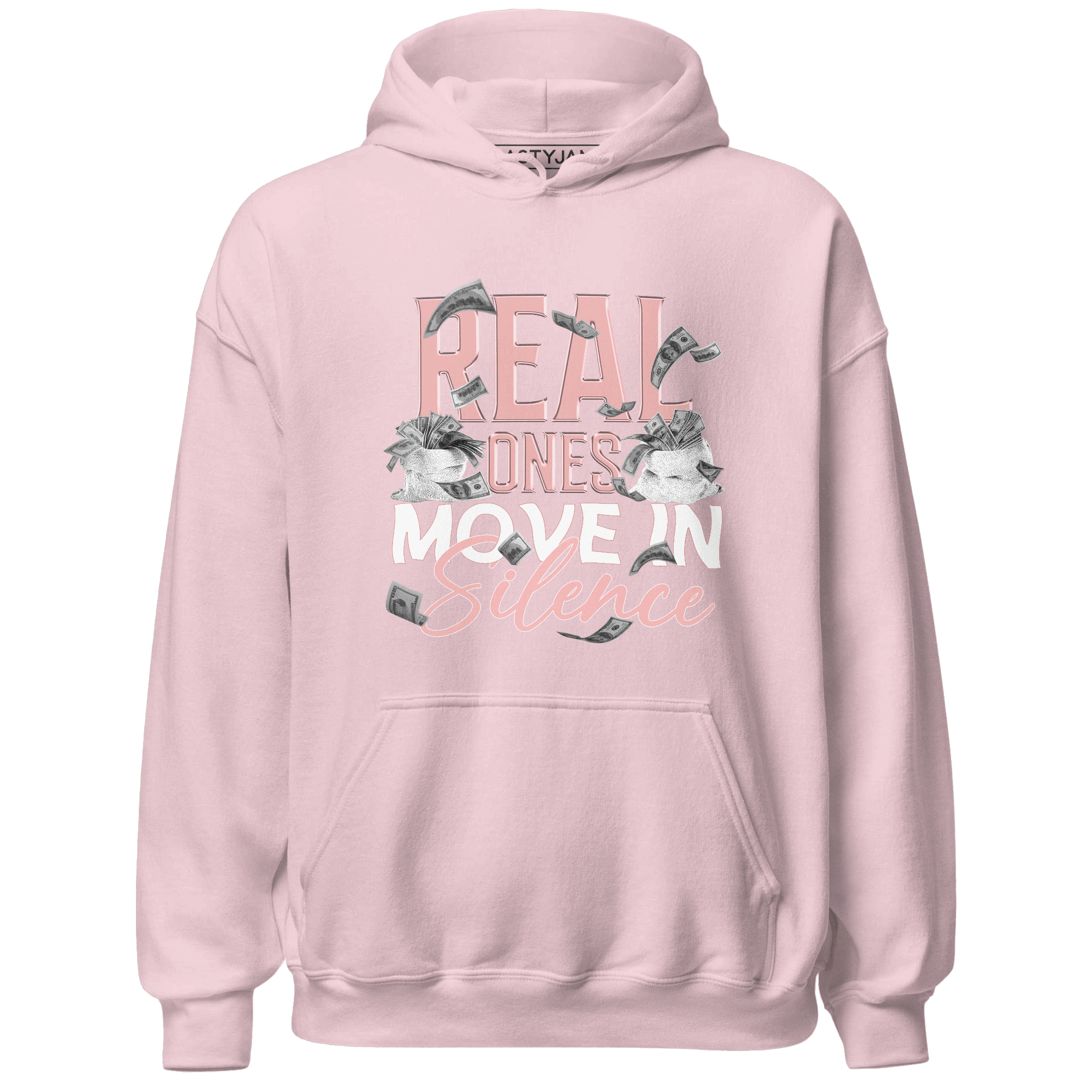 Low Legend Pink 11s Hoodie Match Move In Silence Money - NastyJamz