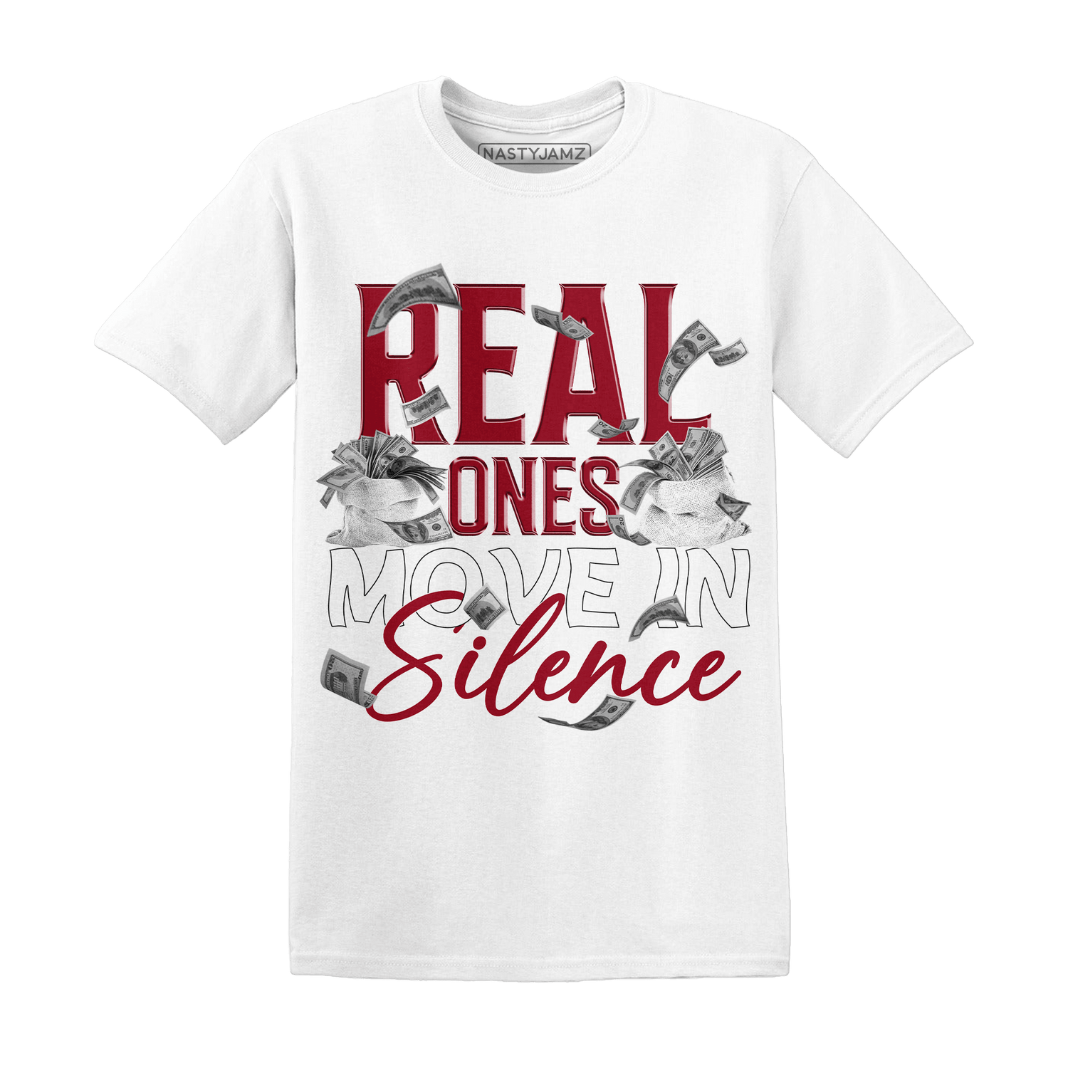 Retro Red Taxi 12s T Shirt Match Move In Silence Money - NastyJamz