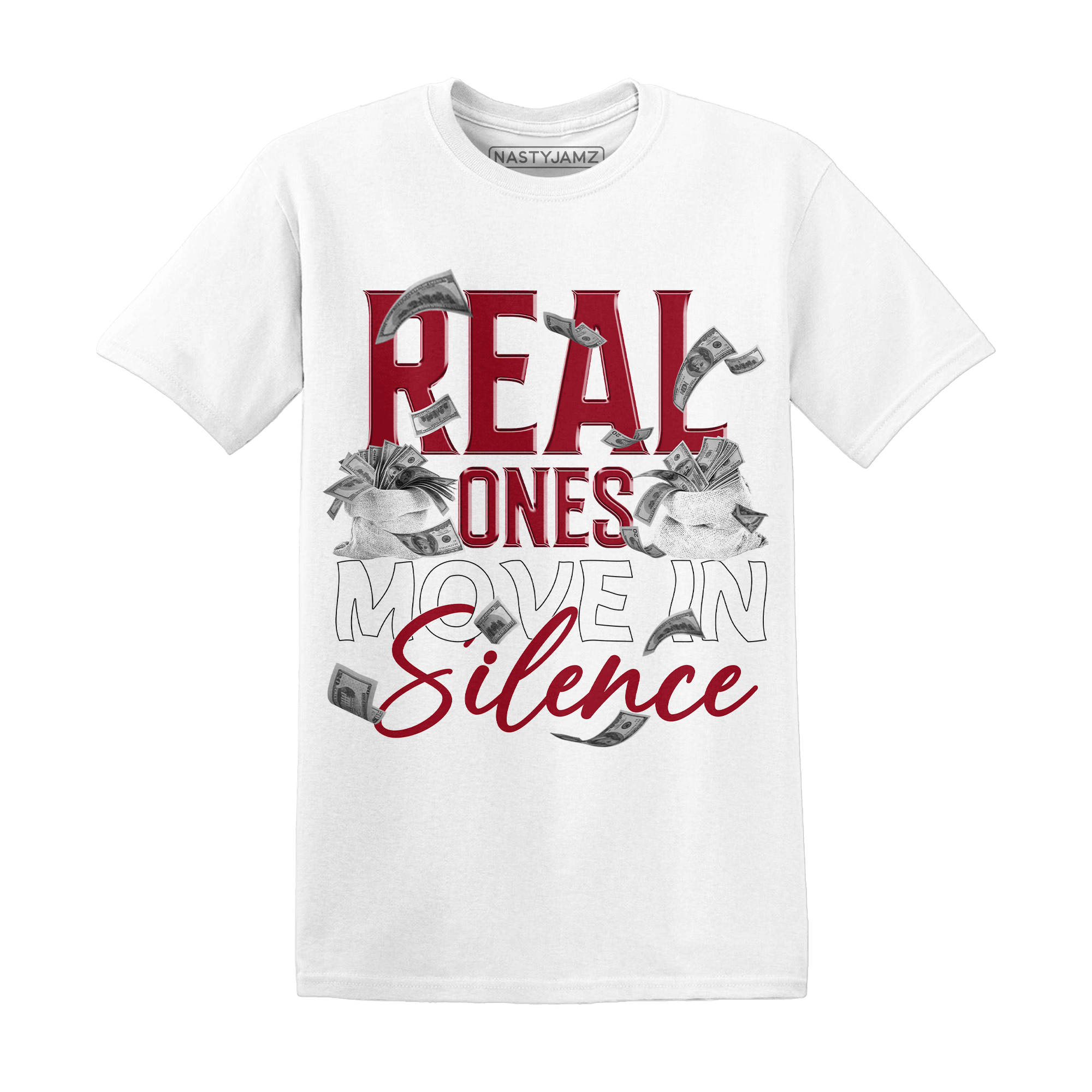 Retro Red Taxi 12s T Shirt Match Move In Silence Money - NastyJamz
