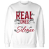 Retro Red Taxi 12s Sweatshirt Match Move In Silence Money - NastyJamz