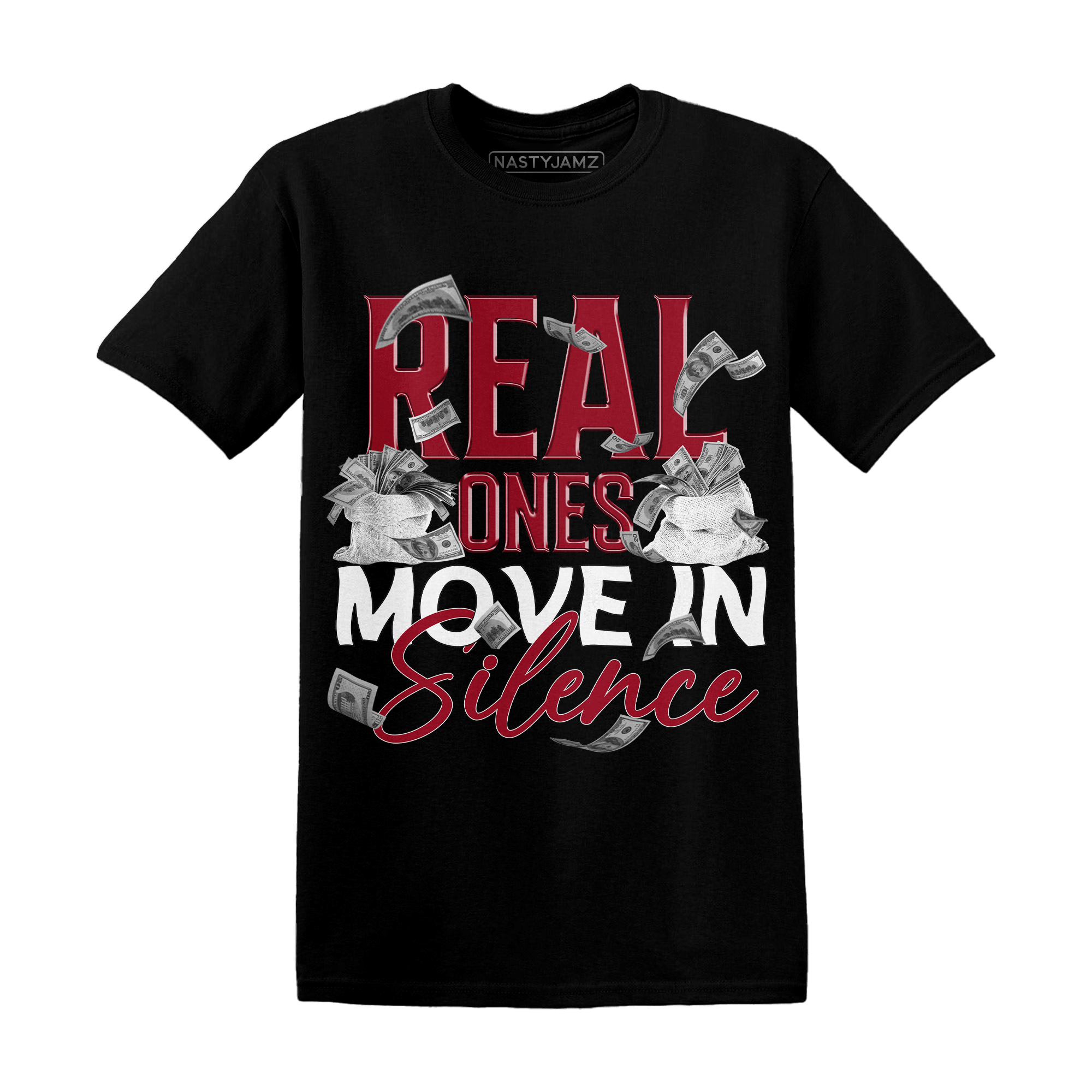 Retro Red Taxi 12s T Shirt Match Move In Silence Money - NastyJamz
