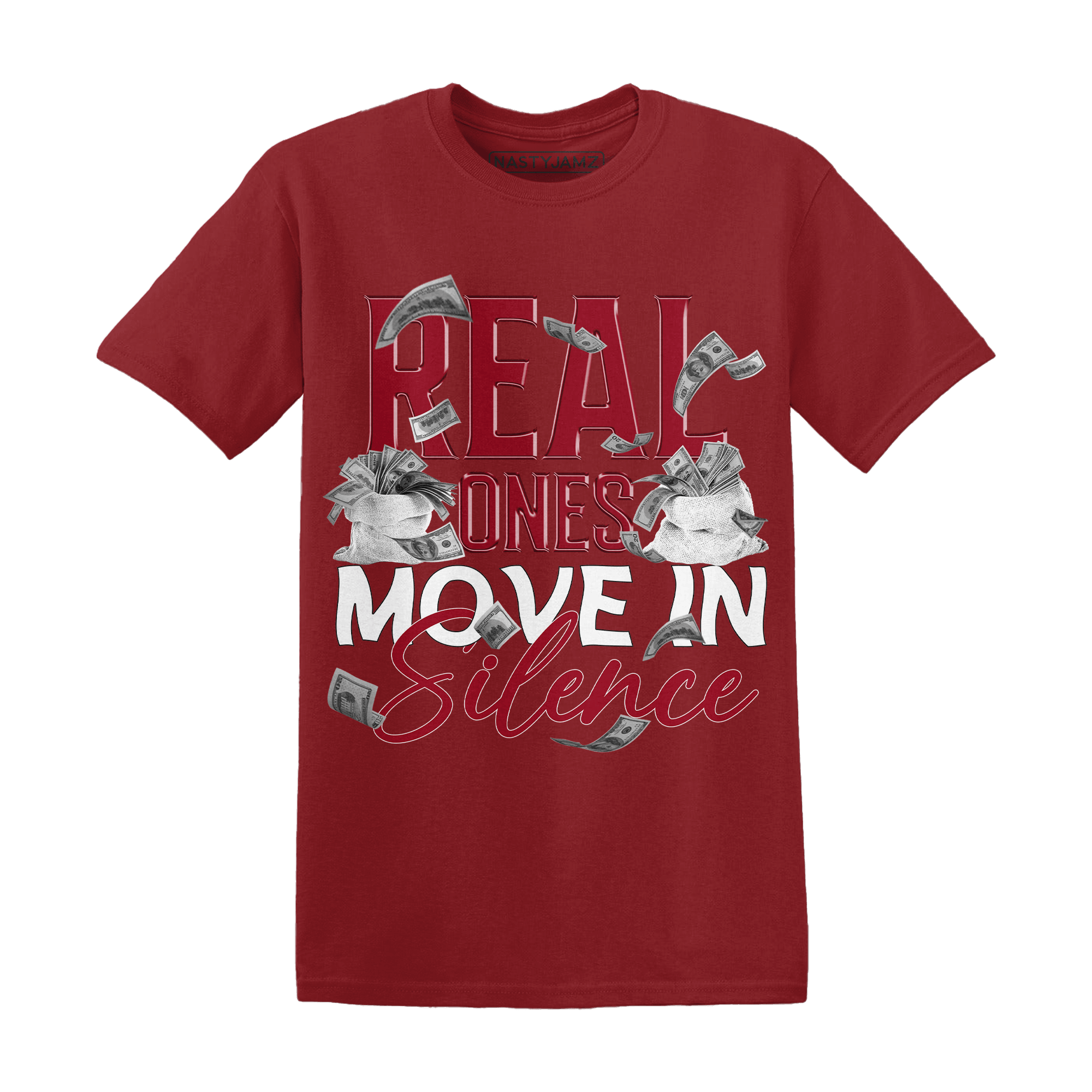 Retro Red Taxi 12s T Shirt Match Move In Silence Money - NastyJamz