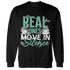 High OG Green Glow 1s Sweatshirt Match Move In Silence Money - NastyJamz