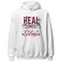 High White Team Red 1s Hoodie Match Move In Silence Money - NastyJamz