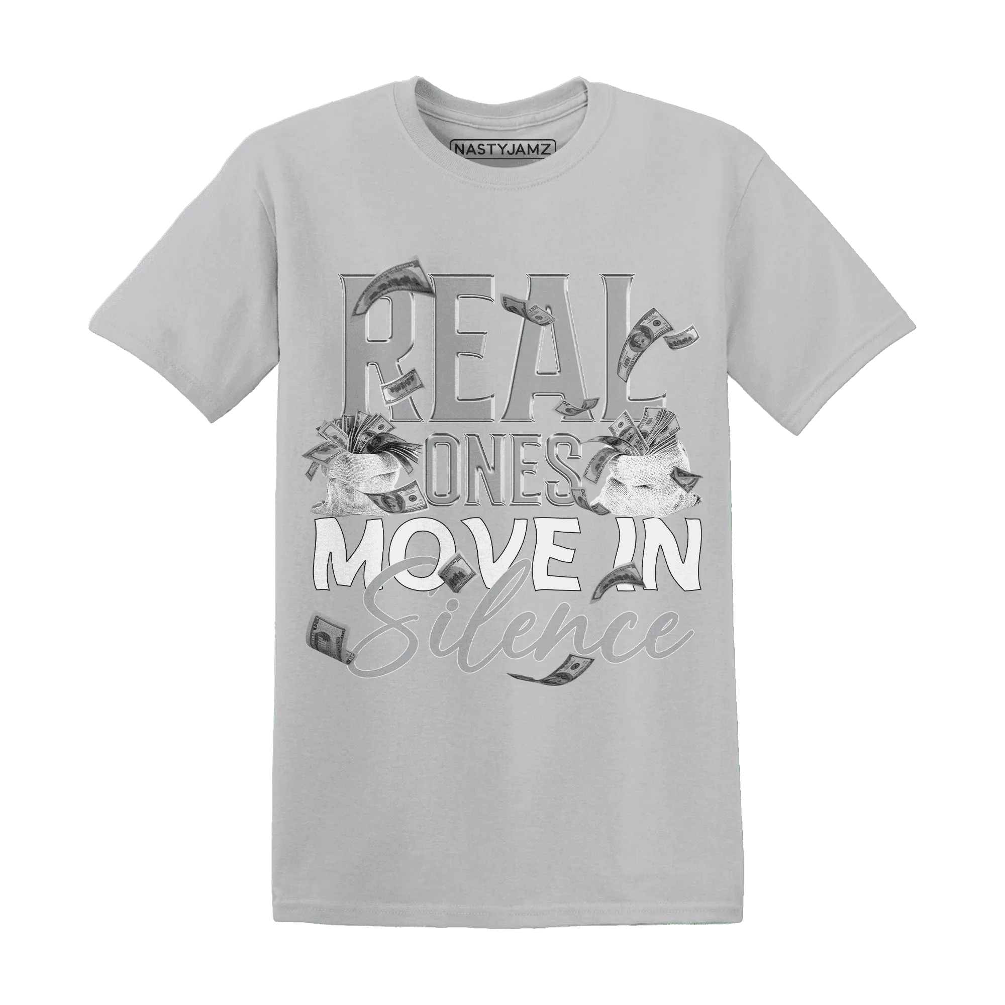 Wolf-Grey-1s-T-Shirt-Match-Move-In-Silence-Money