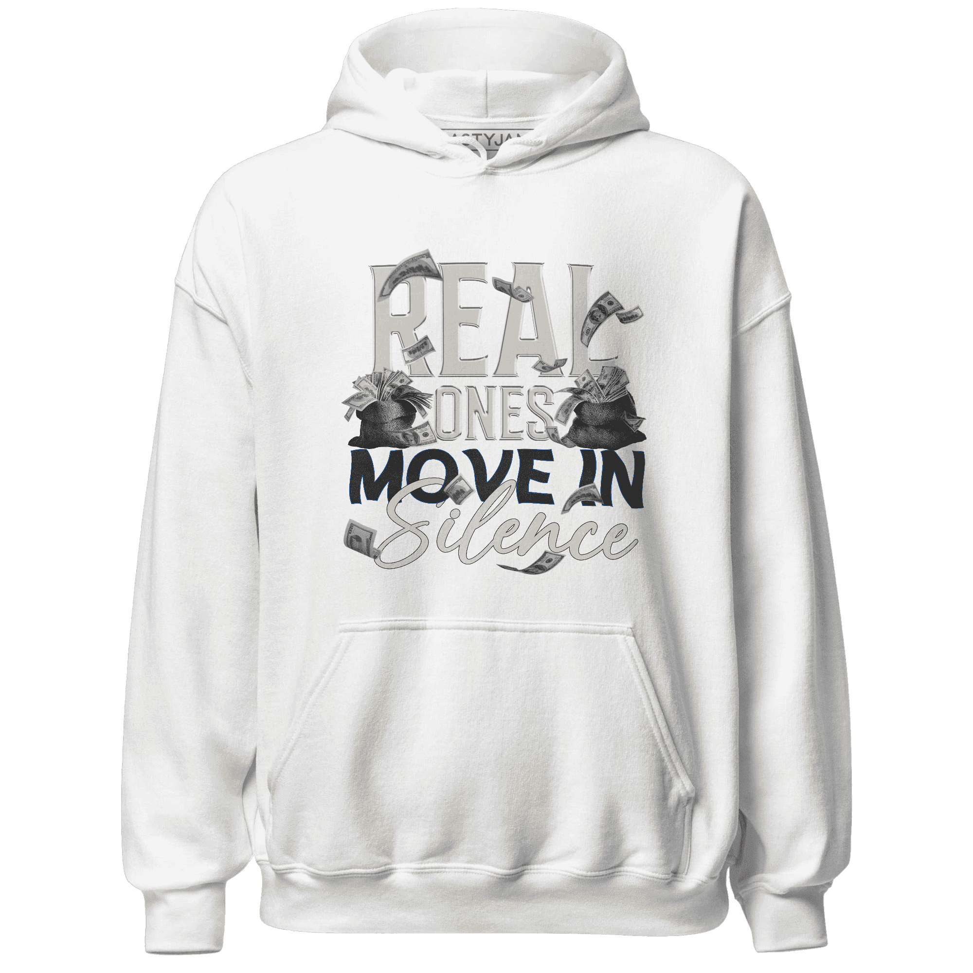 Quaiii 54s Hoodie Match Move In Silence Money - NastyJamz
