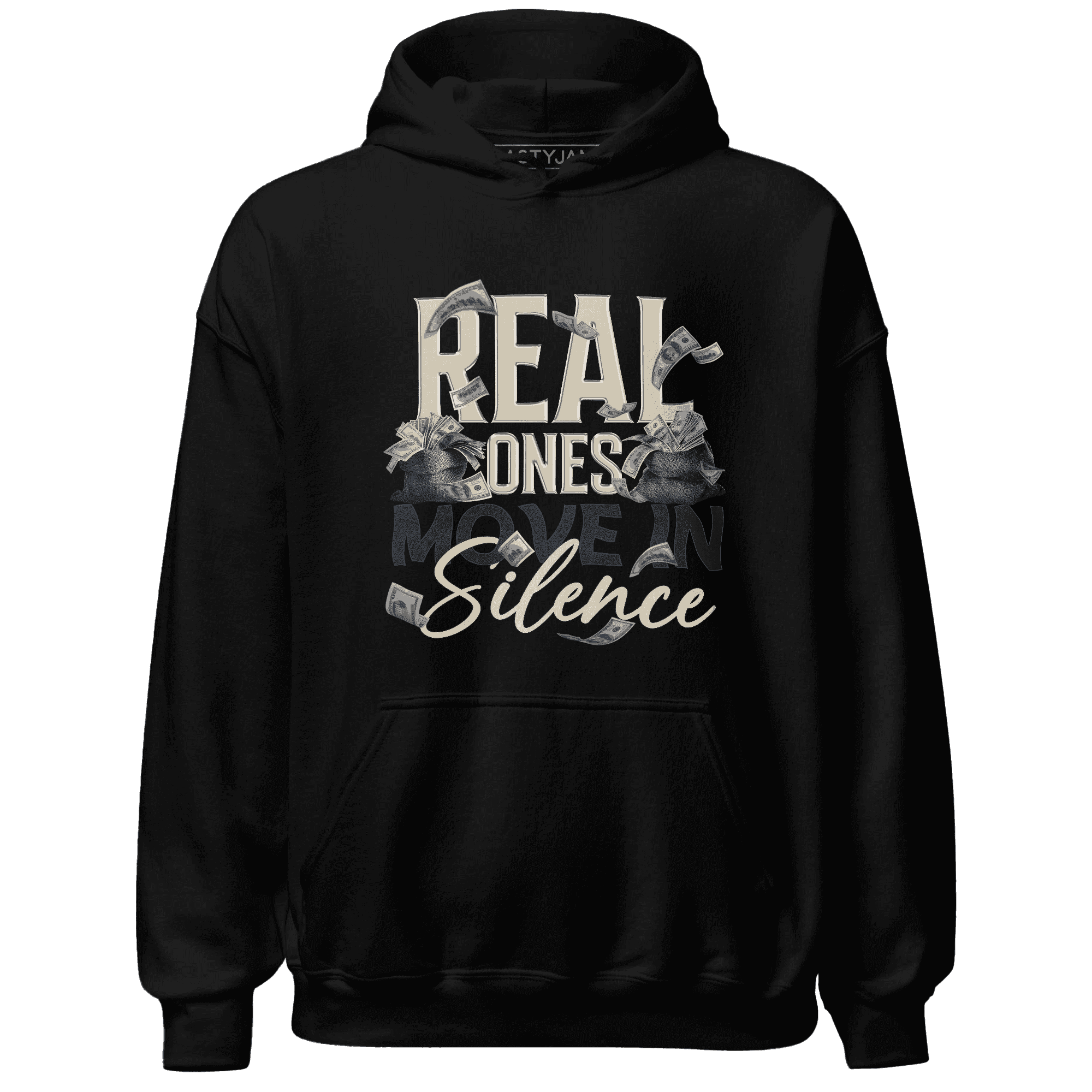 Quaiii 54s Hoodie Match Move In Silence Money - NastyJamz