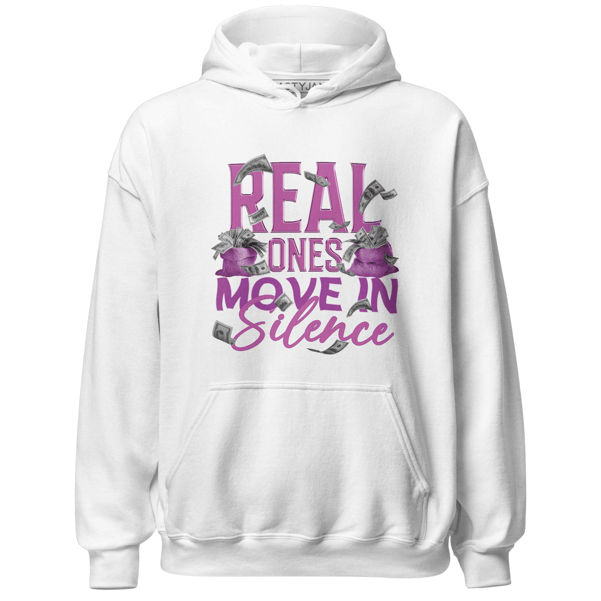 GS Hyper Violet 4s Hoodie Match Move In Silence Money - NastyJamz