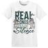 Oxidized Green 4s T Shirt Match Move In Silence Money - NastyJamz