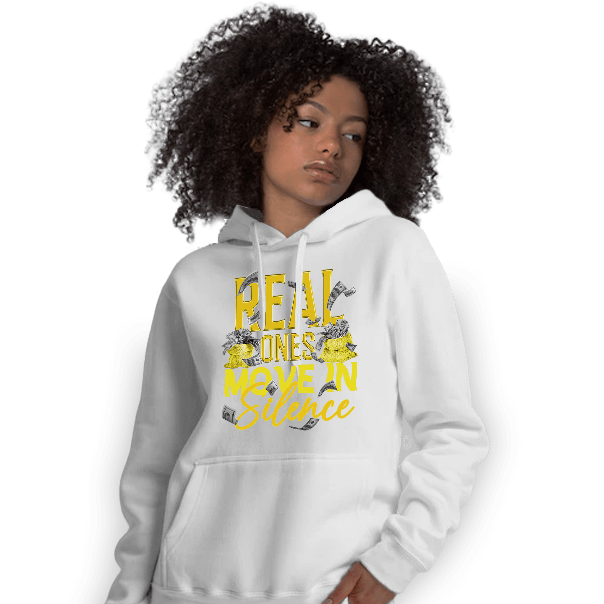 Vivid Sulfur 4s Hoodie Match Move In Silence Money - NastyJamz