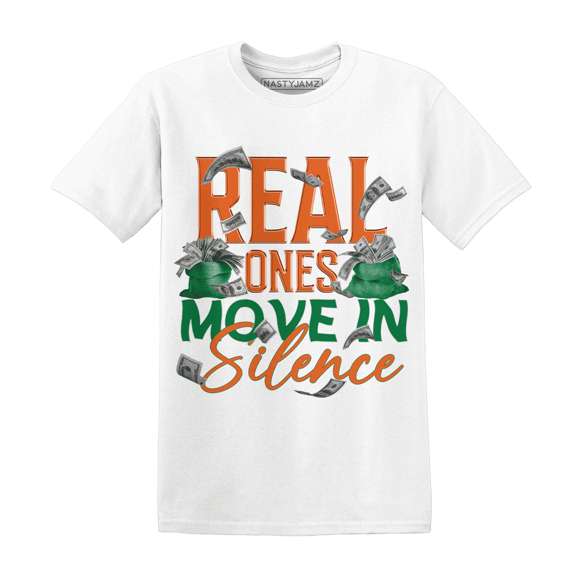 MAM Hurricanes 5s T Shirt Match Move In Silence Money - NastyJamz