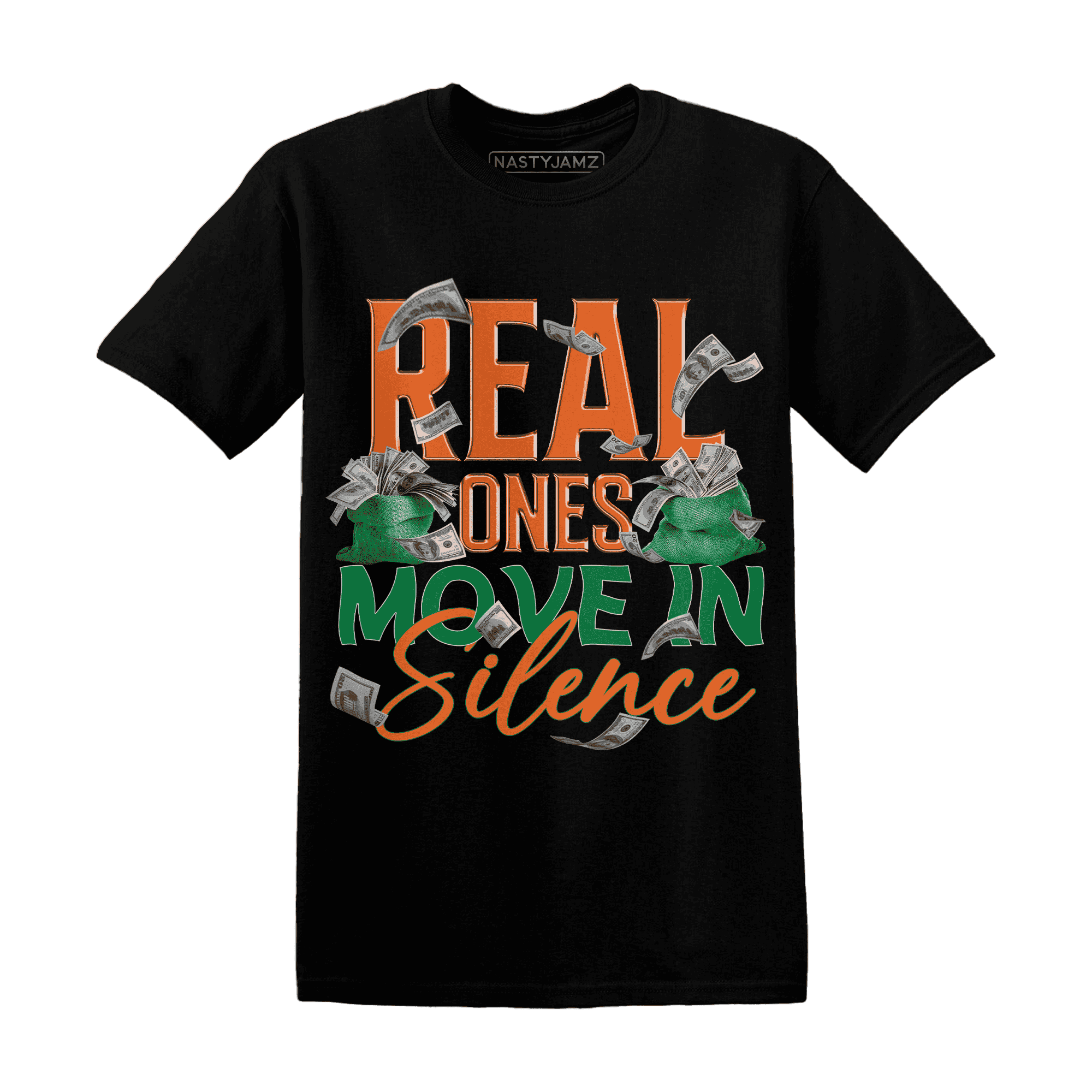 MAM Hurricanes 5s T Shirt Match Move In Silence Money - NastyJamz