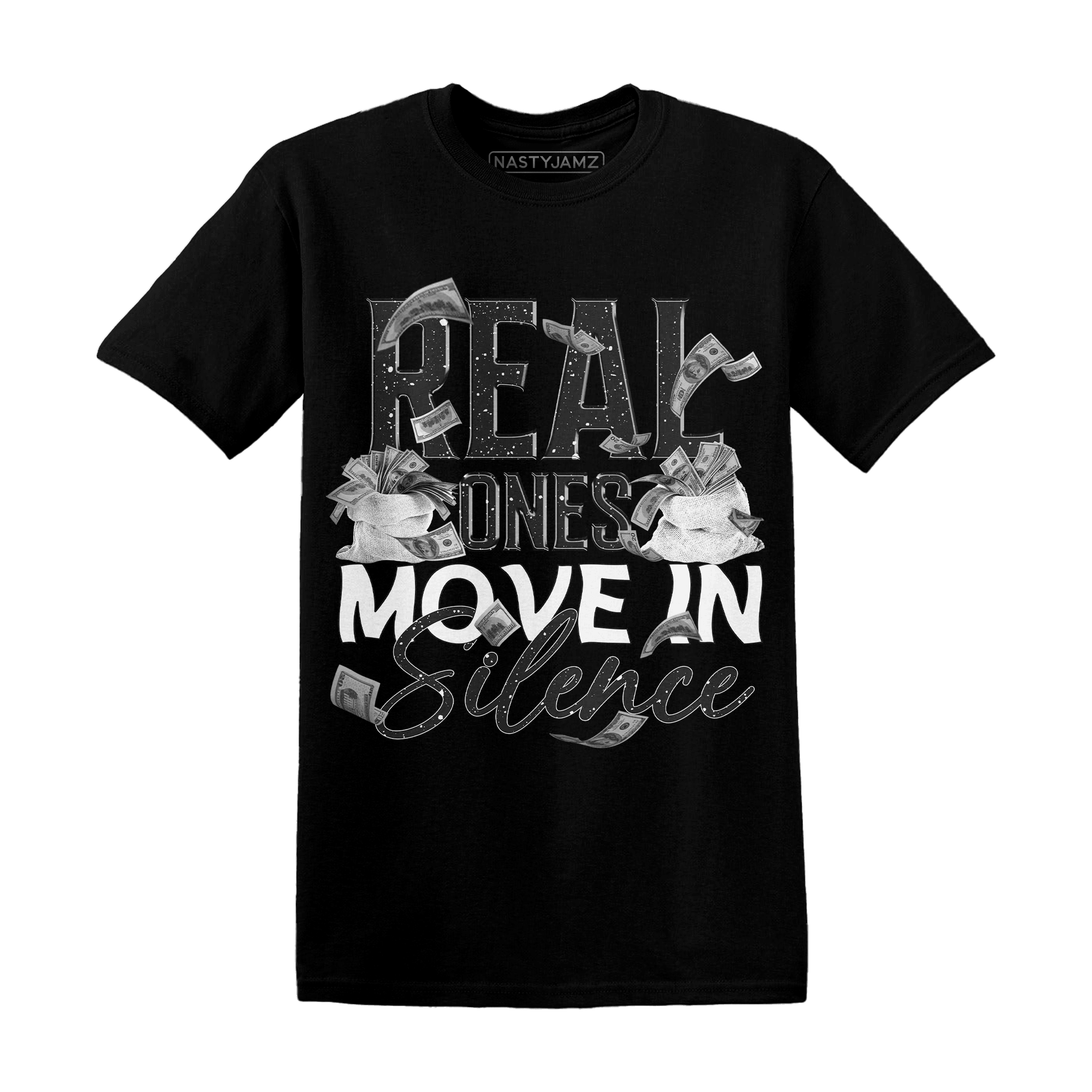 Reverse Oreo 6s T Shirt Match Move In Silence Money - NastyJamz