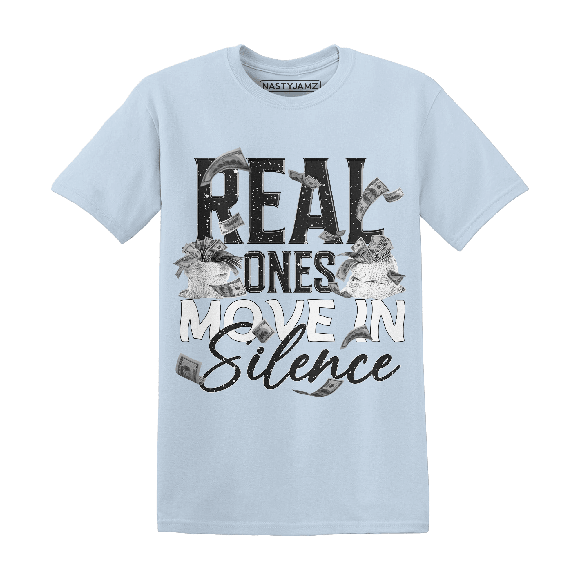 Reverse Oreo 6s T Shirt Match Move In Silence Money - NastyJamz