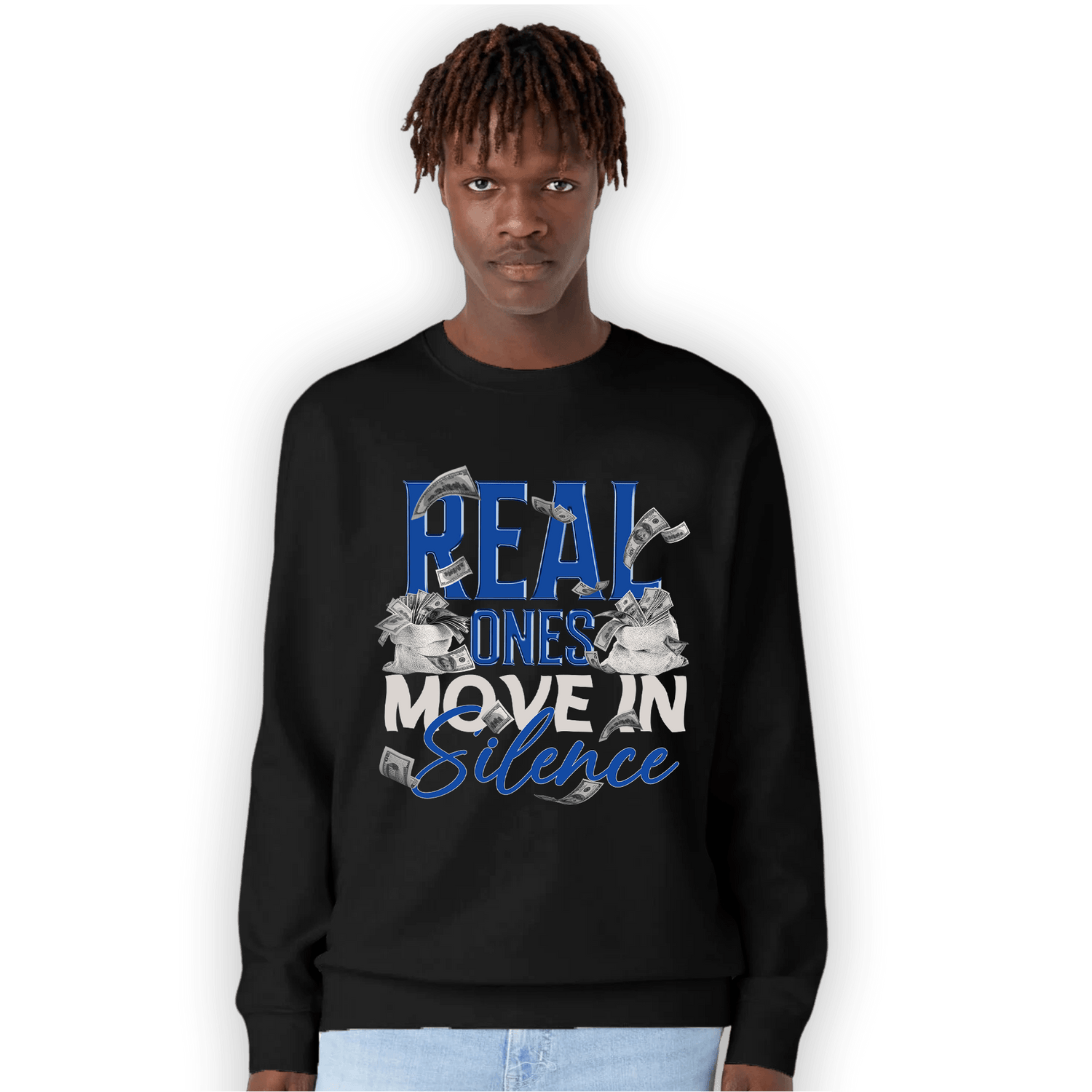 Air Max 1 86 Royal Sweatshirt Match Move In Silence Money - NastyJamz