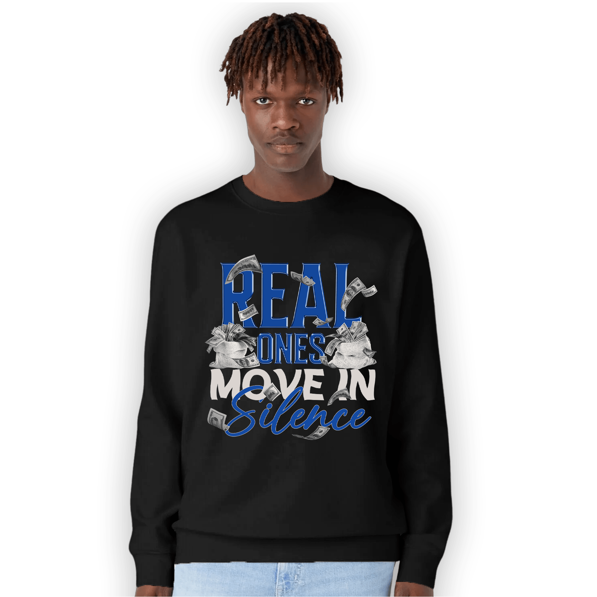 Air Max 1 86 Royal Sweatshirt Match Move In Silence Money - NastyJamz