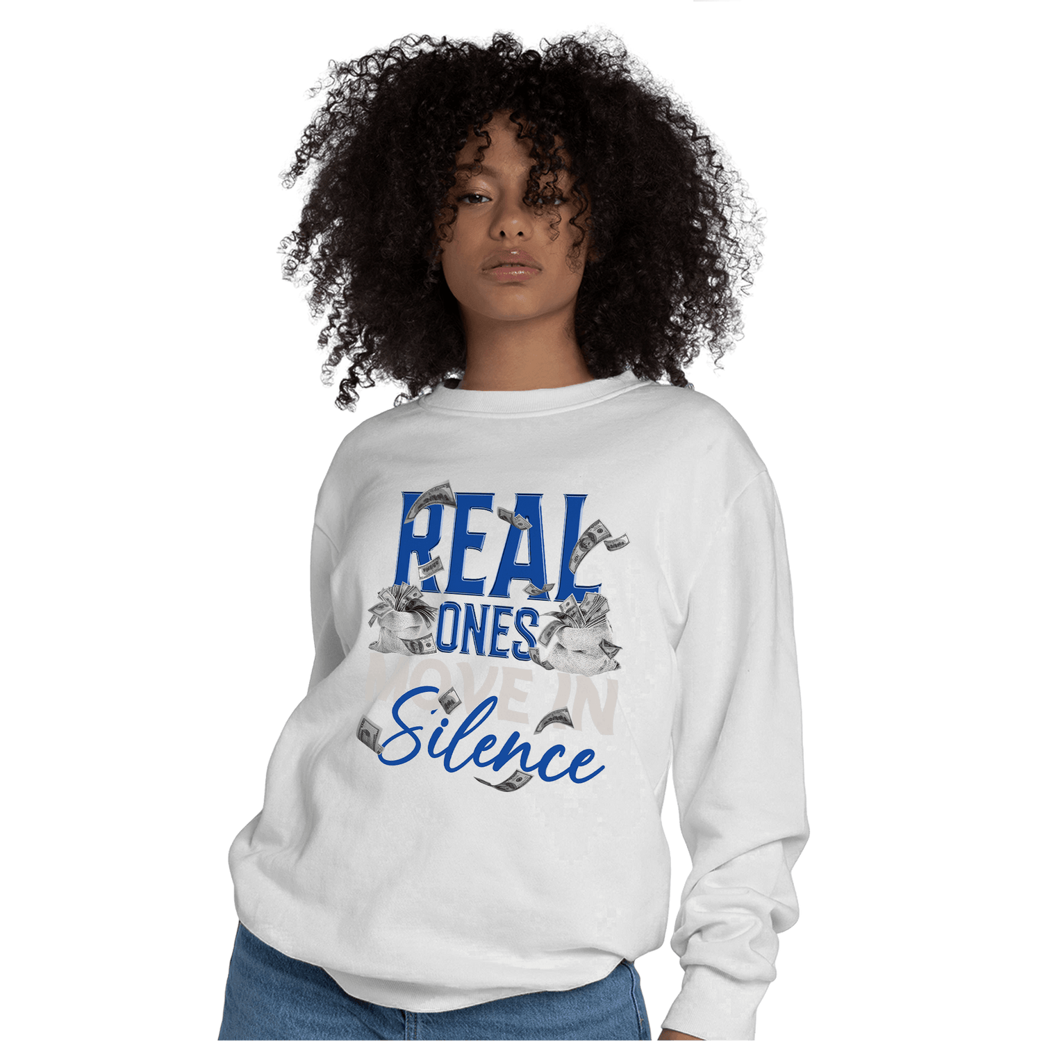 Air Max 1 86 Royal Sweatshirt Match Move In Silence Money - NastyJamz