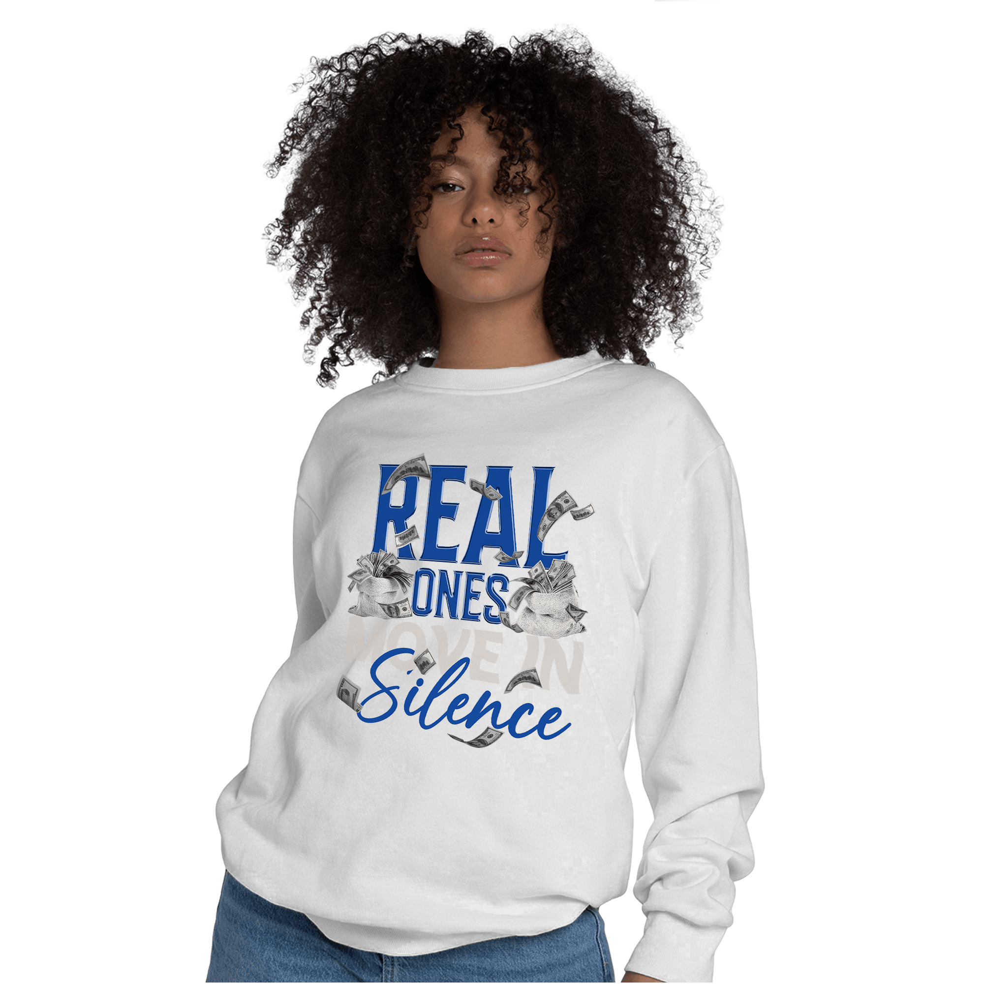 Air Max 1 86 Royal Sweatshirt Match Move In Silence Money - NastyJamz