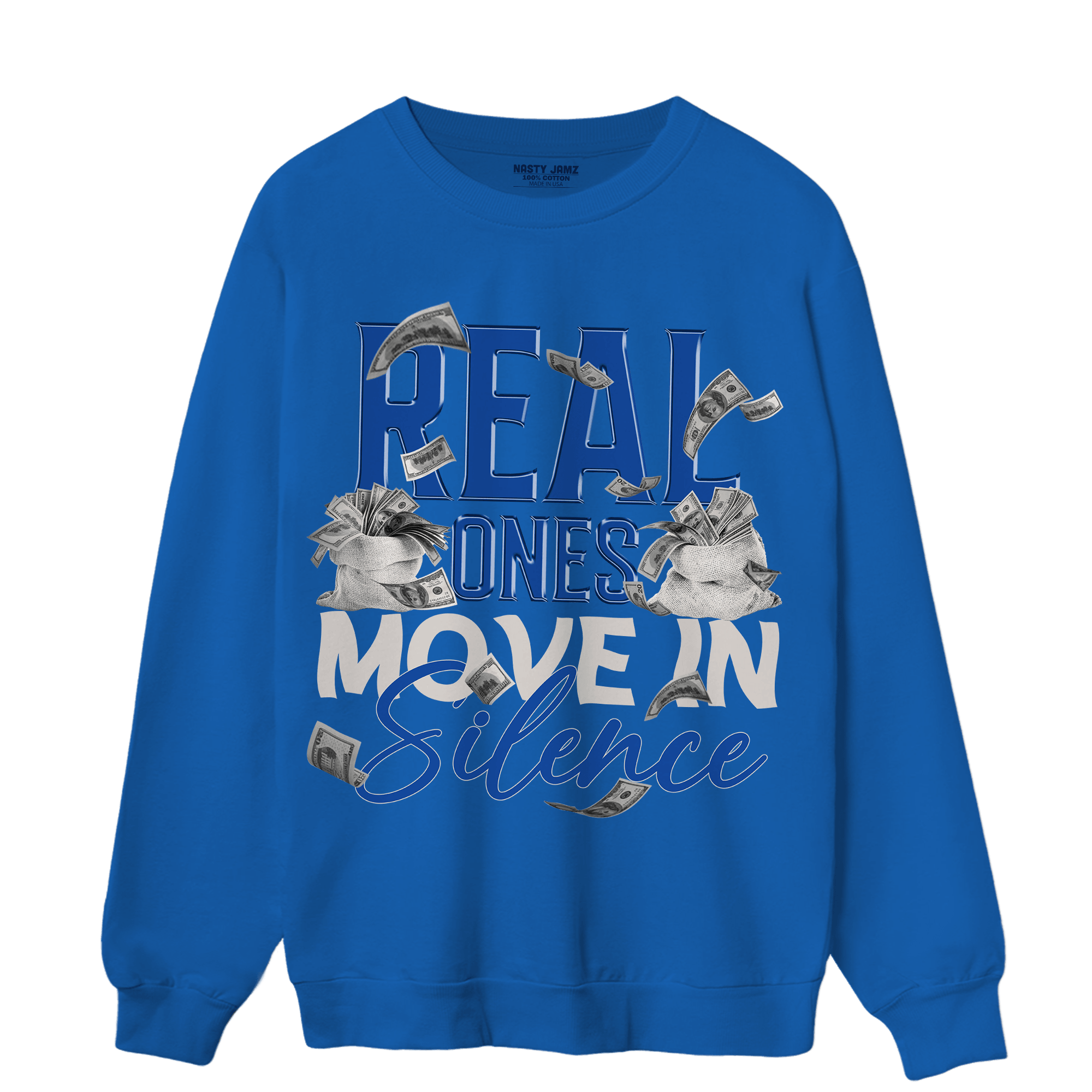 Air Max 1 86 Royal Sweatshirt Match Move In Silence Money - NastyJamz