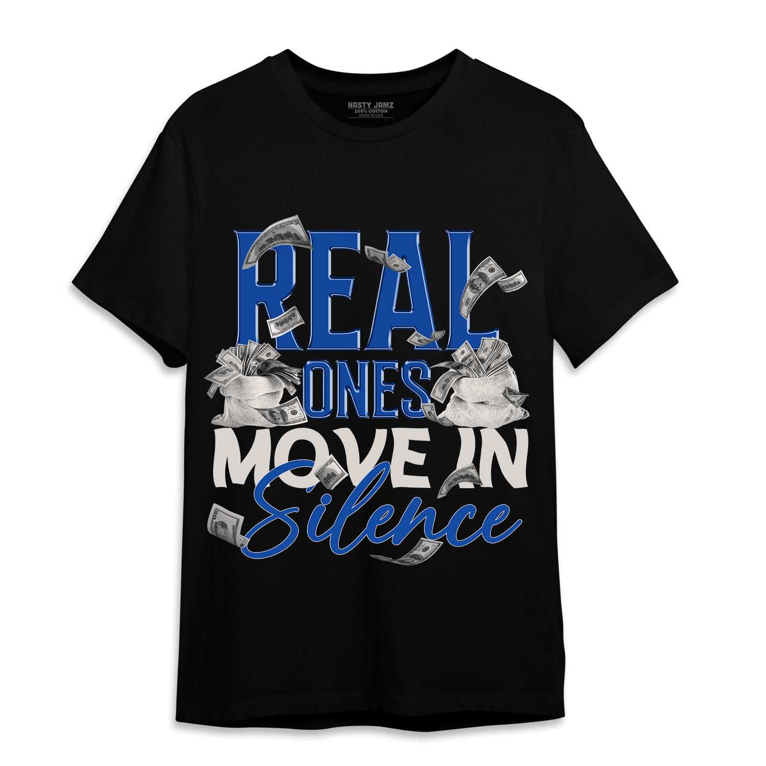 Air Max 1 86 Royal T Shirt Match Move In Silence Money - NastyJamz