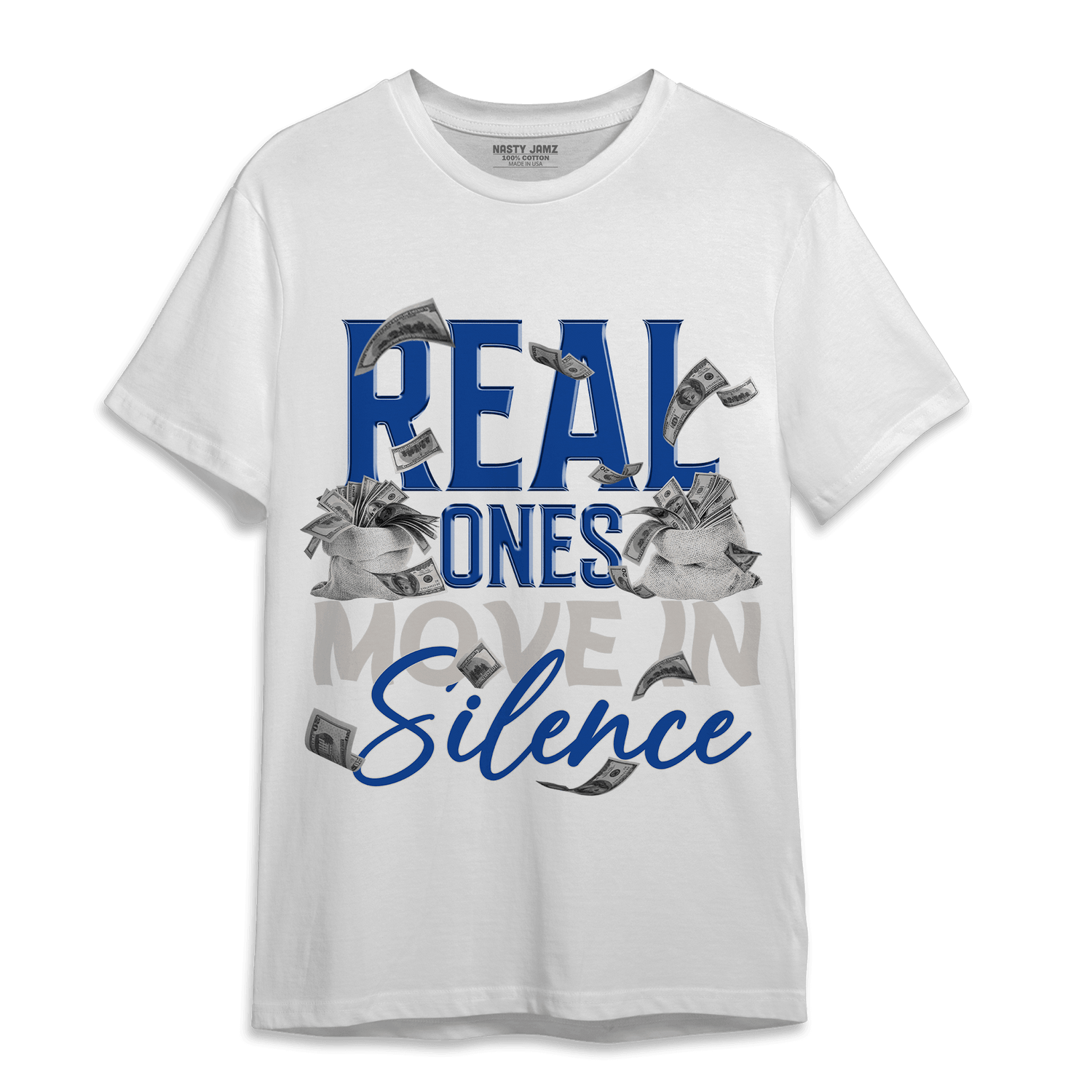 Air Max 1 86 Royal T Shirt Match Move In Silence Money - NastyJamz