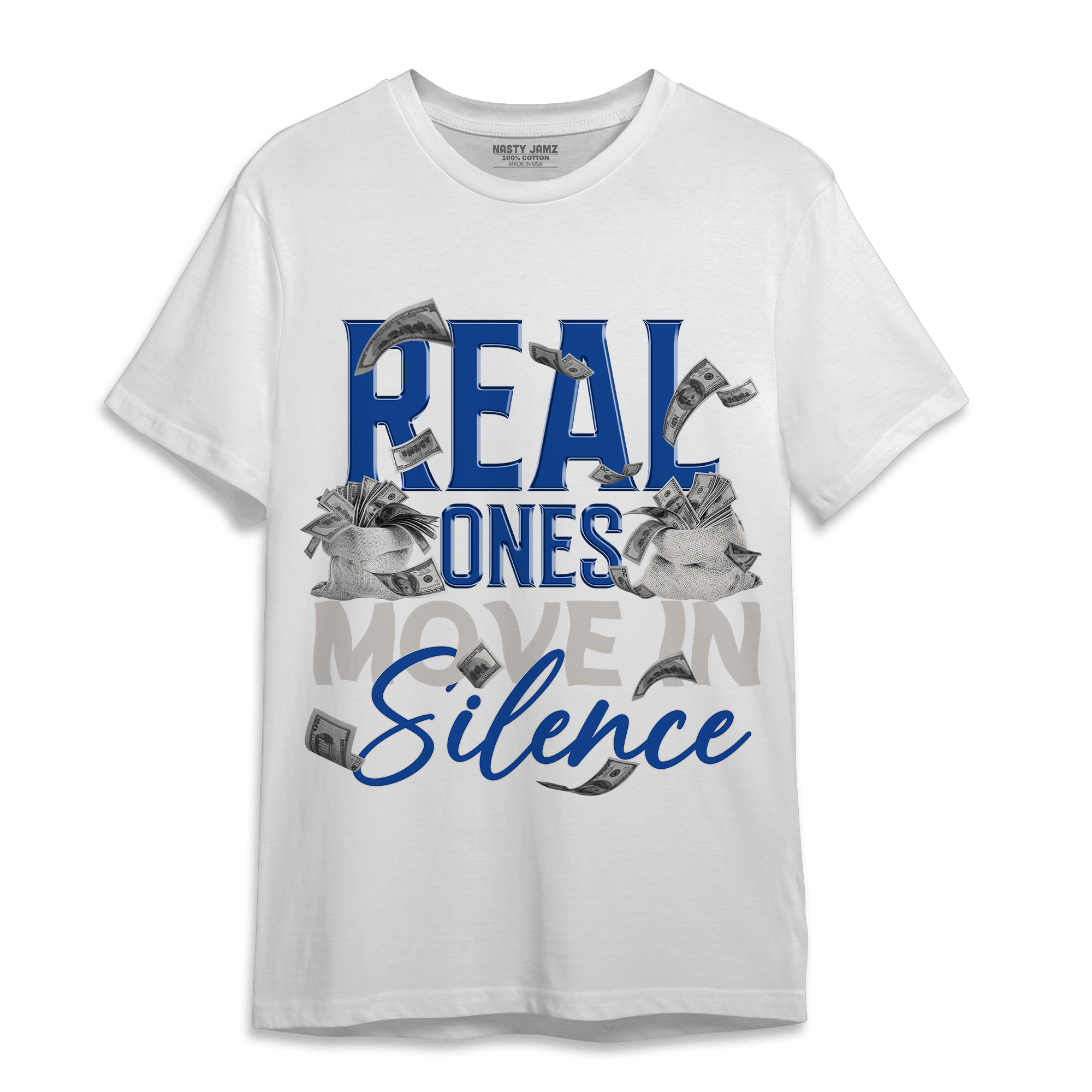 Air Max 1 86 Royal T Shirt Match Move In Silence Money - NastyJamz