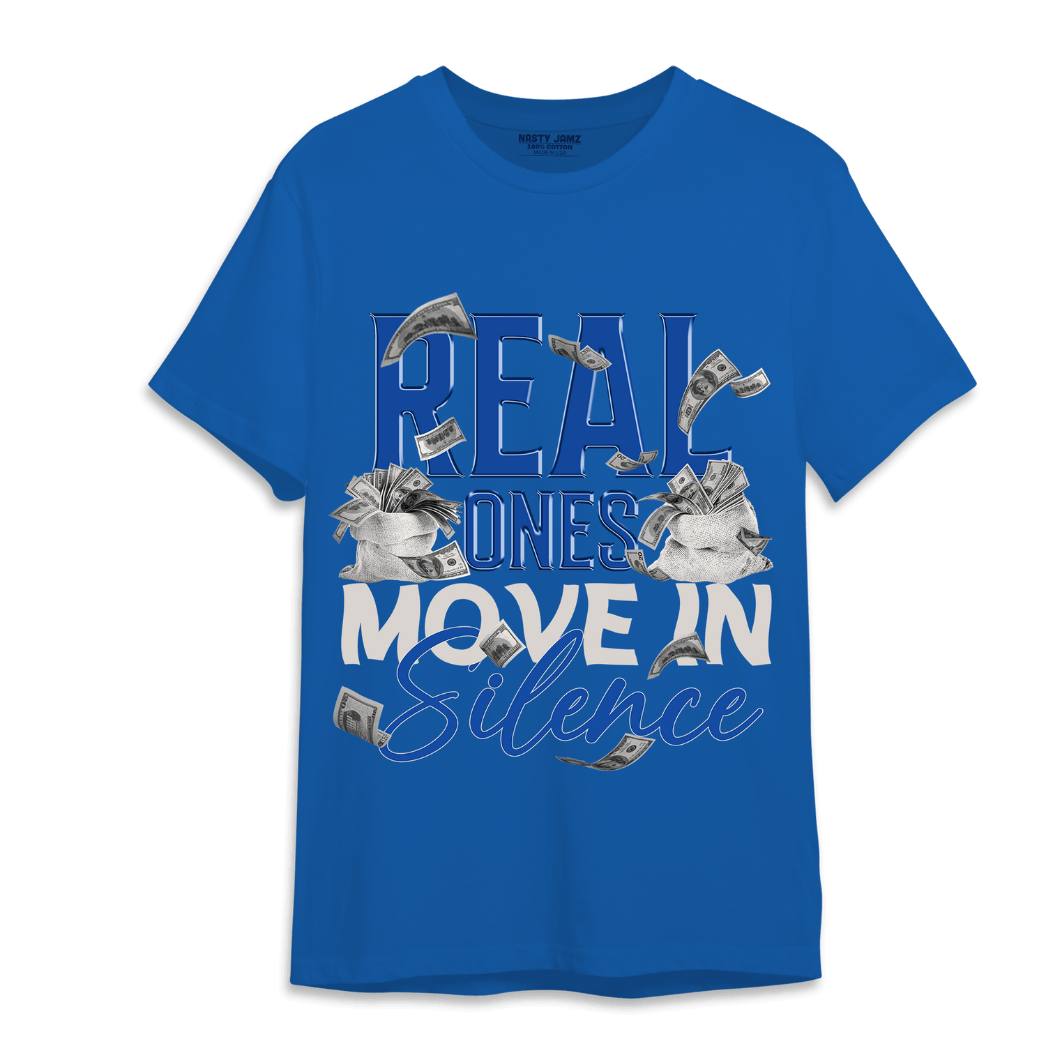 Air Max 1 86 Royal T Shirt Match Move In Silence Money - NastyJamz