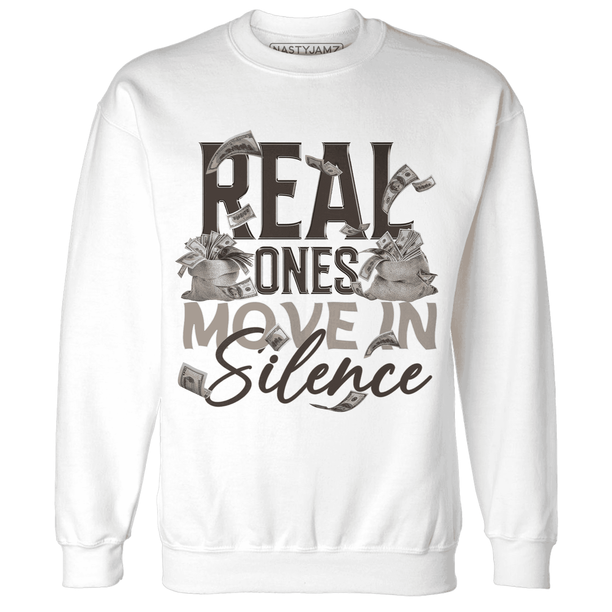 Dunk Low Baroque Brown Sweatshirt Match Move In Silence Money - NastyJamz