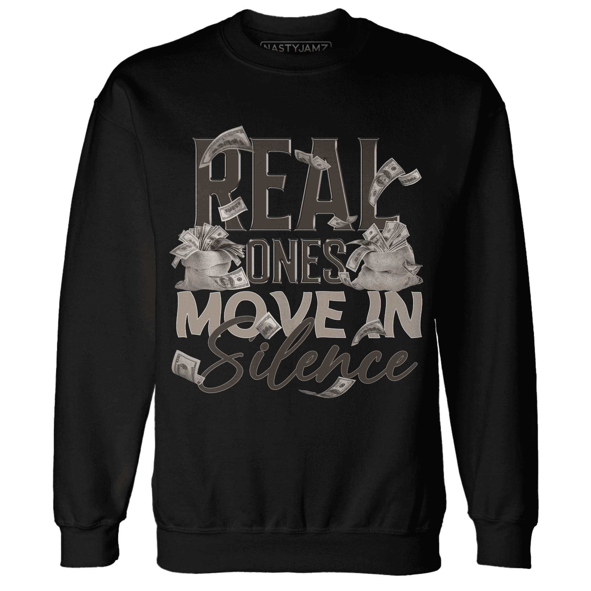 Dunk Low Baroque Brown Sweatshirt Match Move In Silence Money - NastyJamz