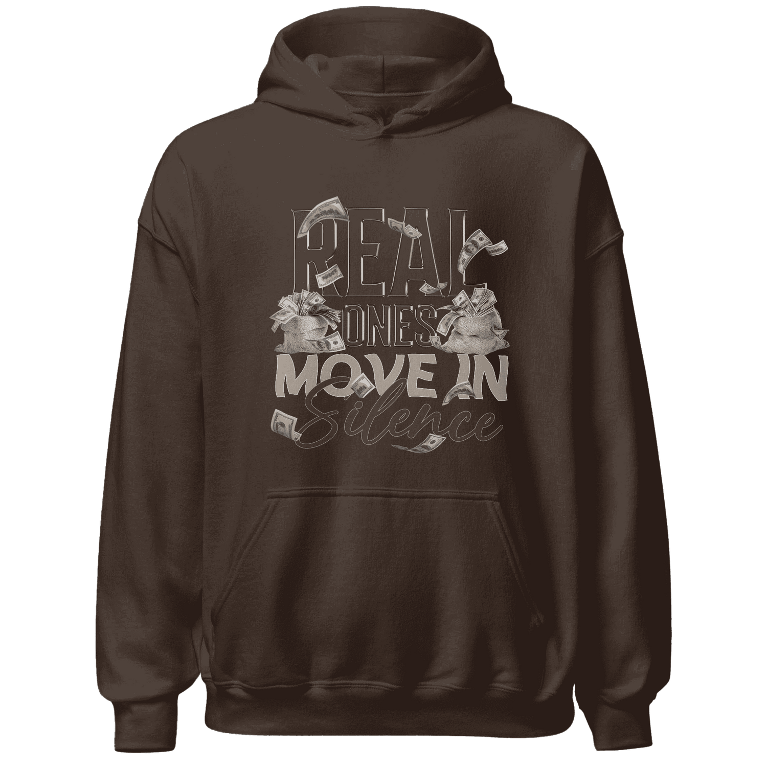 Dunk Low Baroque Brown Hoodie Match Move In Silence Money - NastyJamz