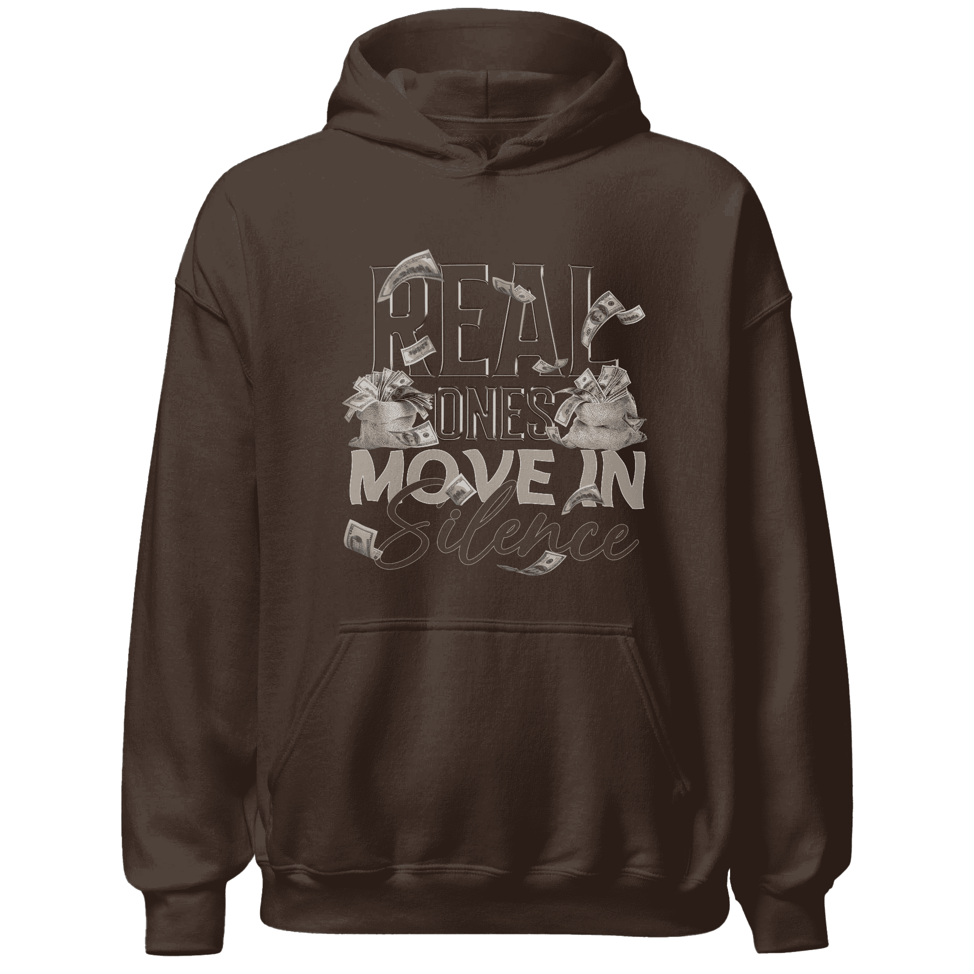 Dunk Low Baroque Brown Hoodie Match Move In Silence Money - NastyJamz