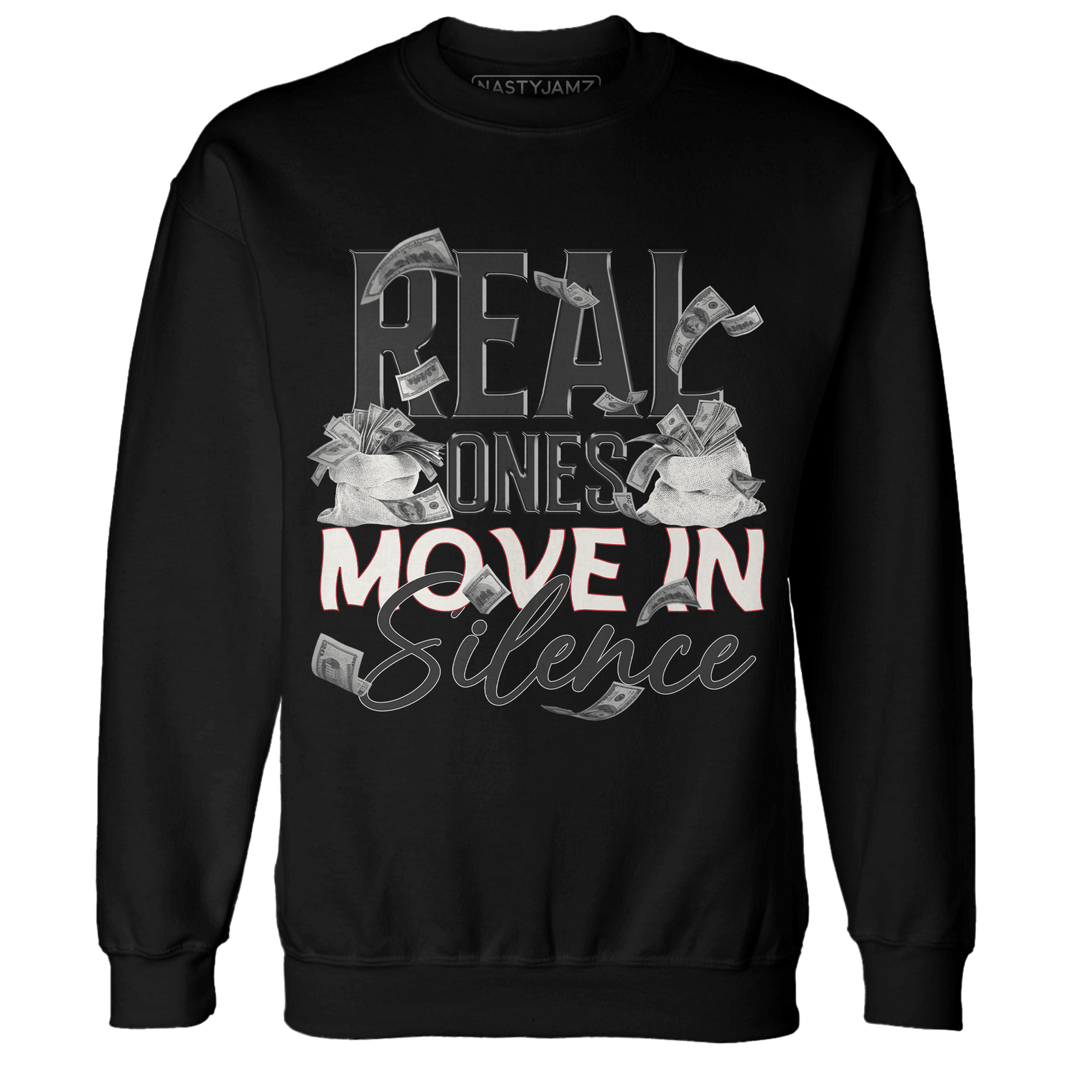 Jumman Jack University Red Sweatshirt Match Move In Silence Money - NastyJamz