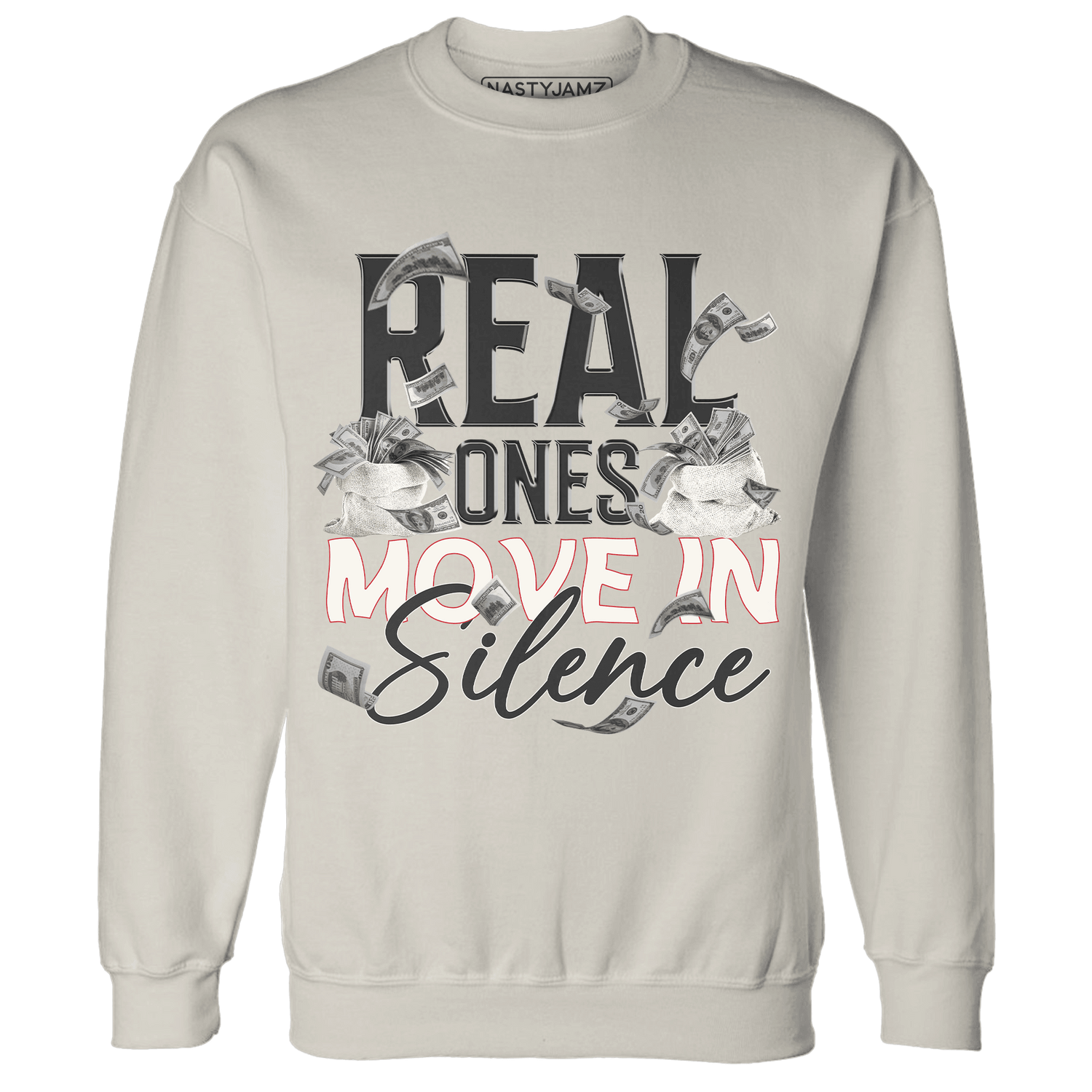 Jumman Jack University Red Sweatshirt Match Move In Silence Money - NastyJamz