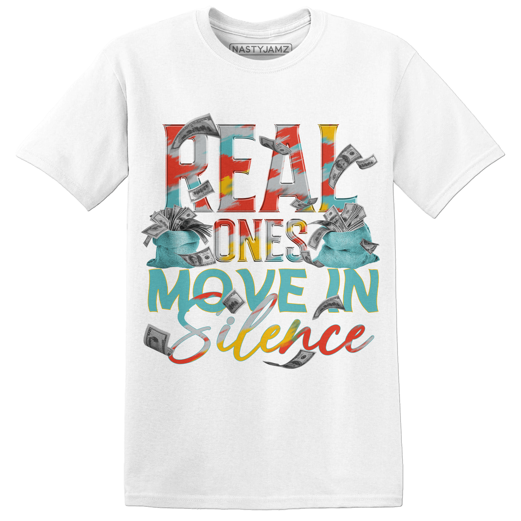 KB 8 Protro Venice Beach T Shirt Match Move In Silence Money - NastyJamz