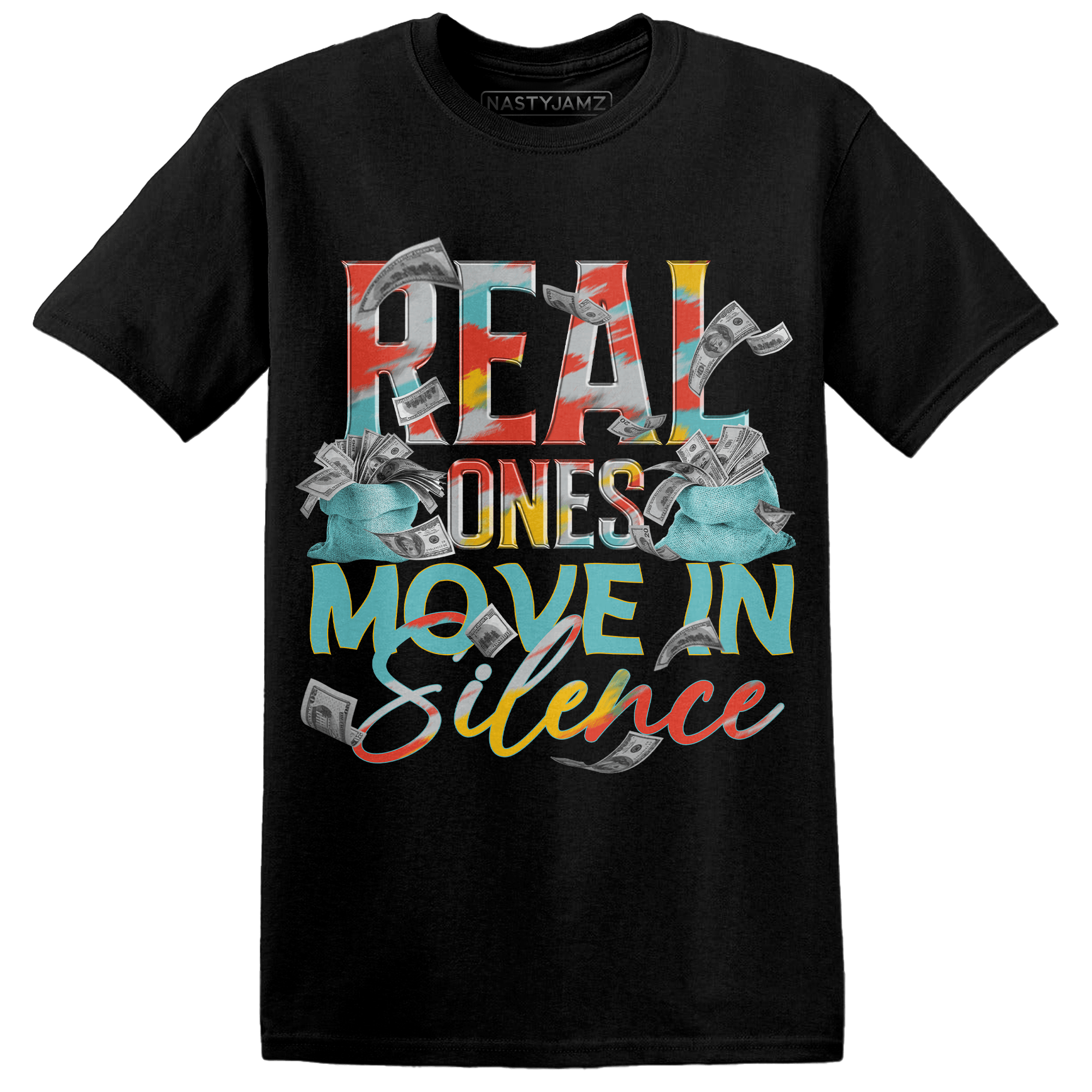 KB 8 Protro Venice Beach T Shirt Match Move In Silence Money - NastyJamz