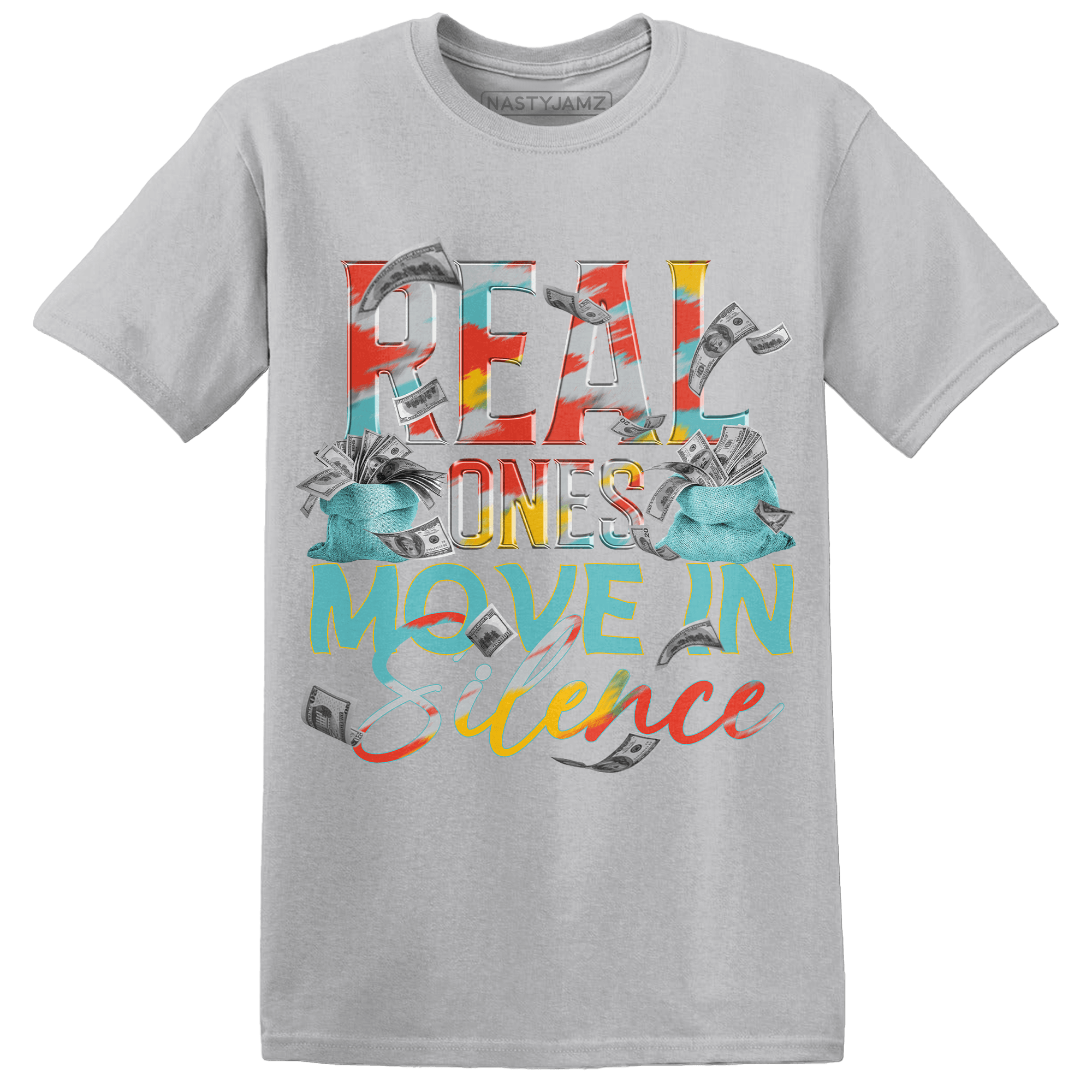 KB 8 Protro Venice Beach T Shirt Match Move In Silence Money - NastyJamz