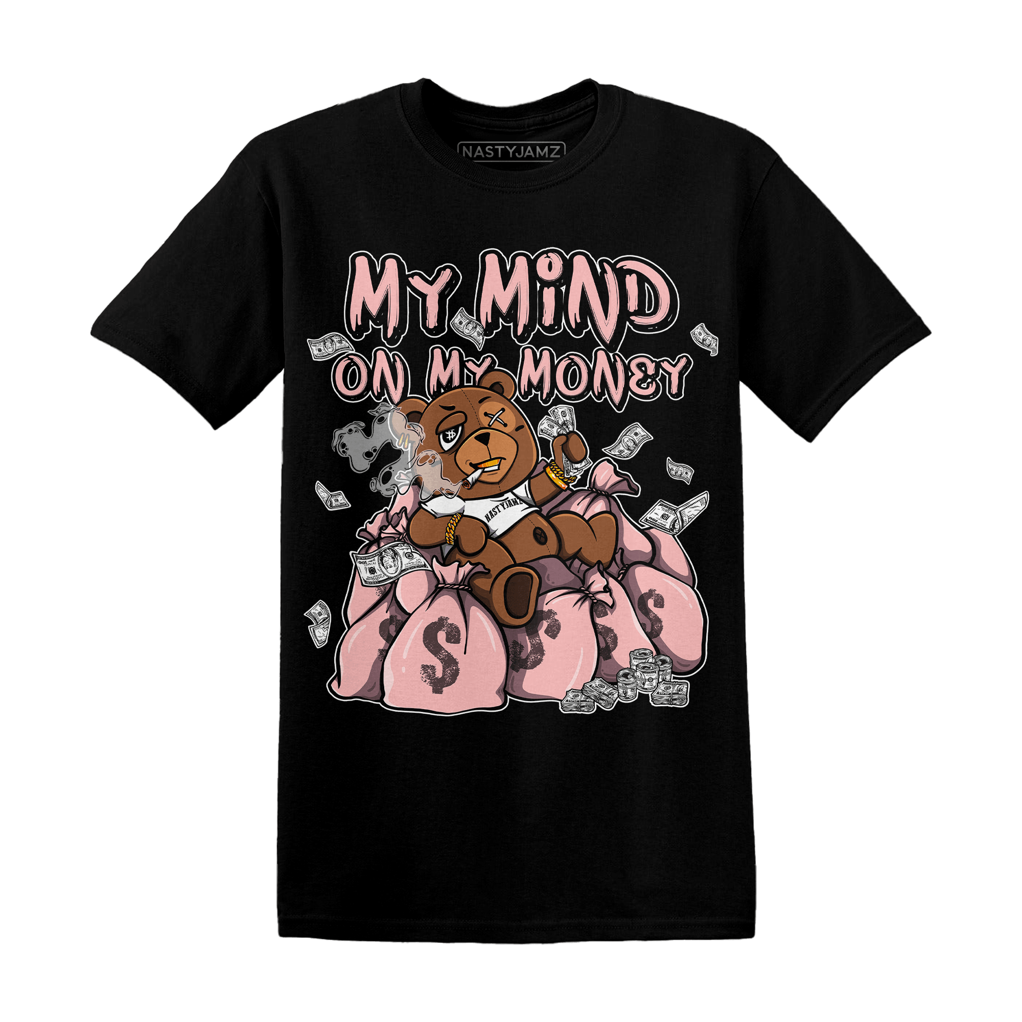 Low Legend Pink 11s T Shirt Match My Mind On My Money BER - NastyJamz