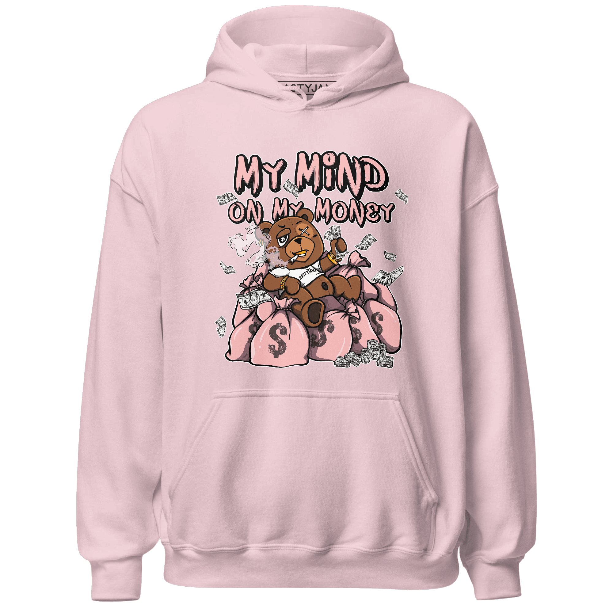Low Legend Pink 11s Hoodie Match My Mind On My Money BER - NastyJamz