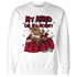 Retro Red Taxi 12s Sweatshirt Match My Mind On My Money BER - NastyJamz