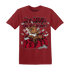 Retro Red Taxi 12s T Shirt Match My Mind On My Money BER - NastyJamz