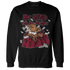 High White Team Red 1s Sweatshirt Match My Mind On My Money BER - NastyJamz