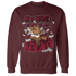 High White Team Red 1s Sweatshirt Match My Mind On My Money BER - NastyJamz