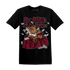 High White Team Red 1s T Shirt Match My Mind On My Money BER - NastyJamz