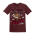 High White Team Red 1s T Shirt Match My Mind On My Money BER - NastyJamz