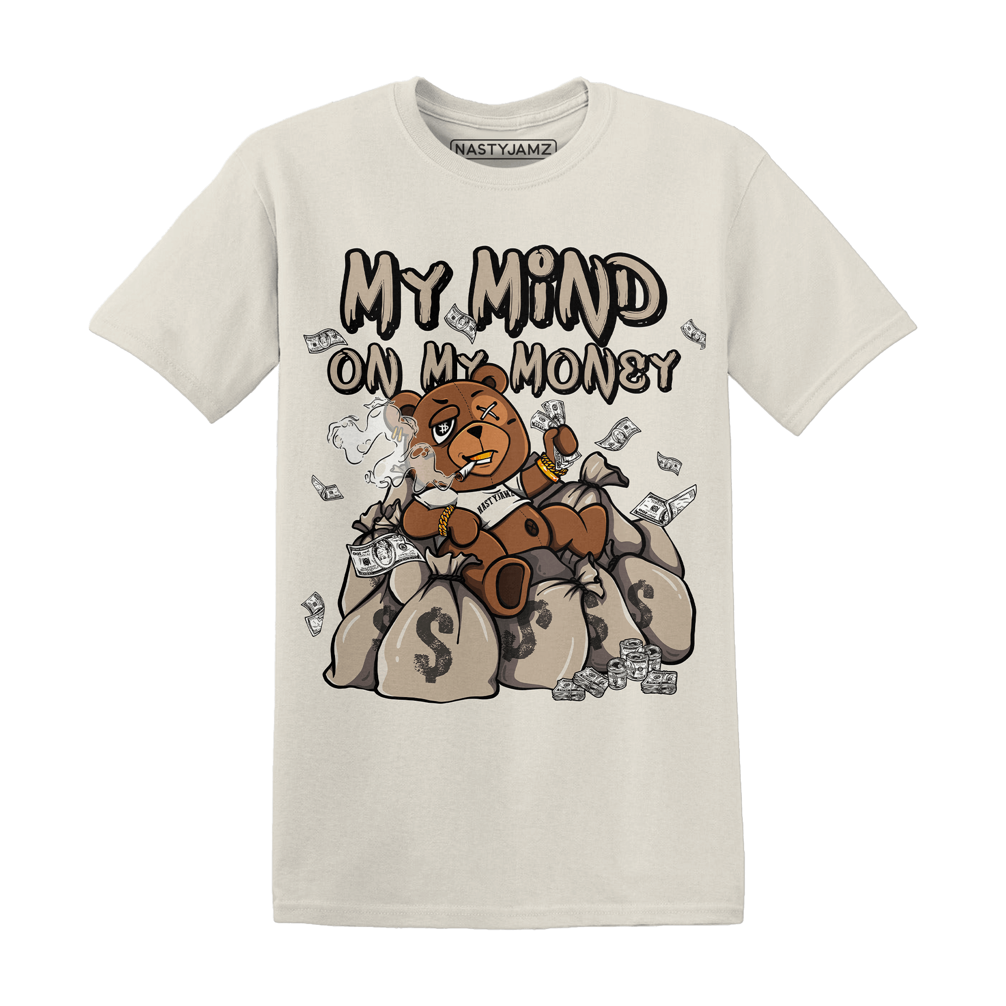 Latte 1s T Shirt Match My Mind On My Money BER - NastyJamz
