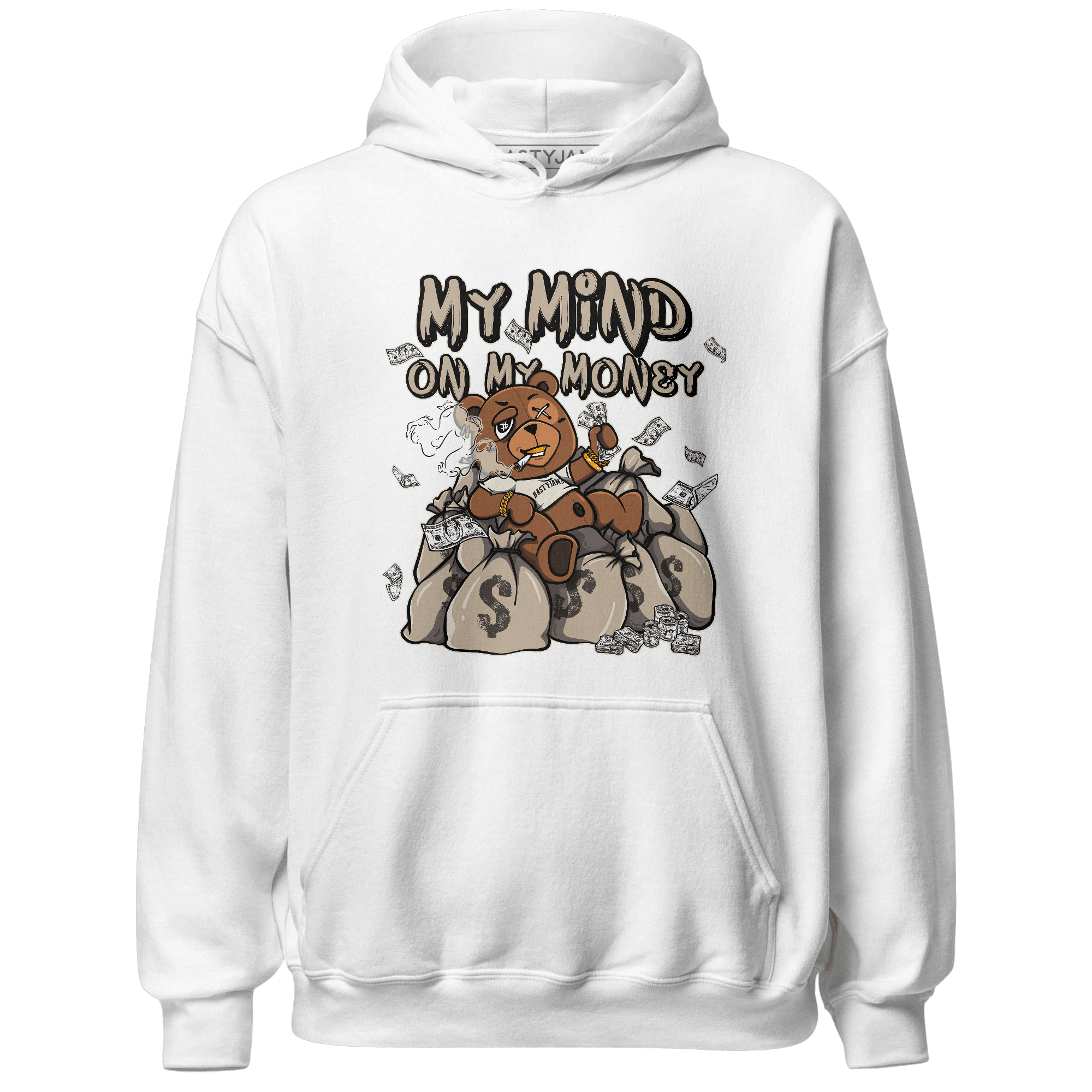 Latte 1s Hoodie Match My Mind On My Money BER - NastyJamz
