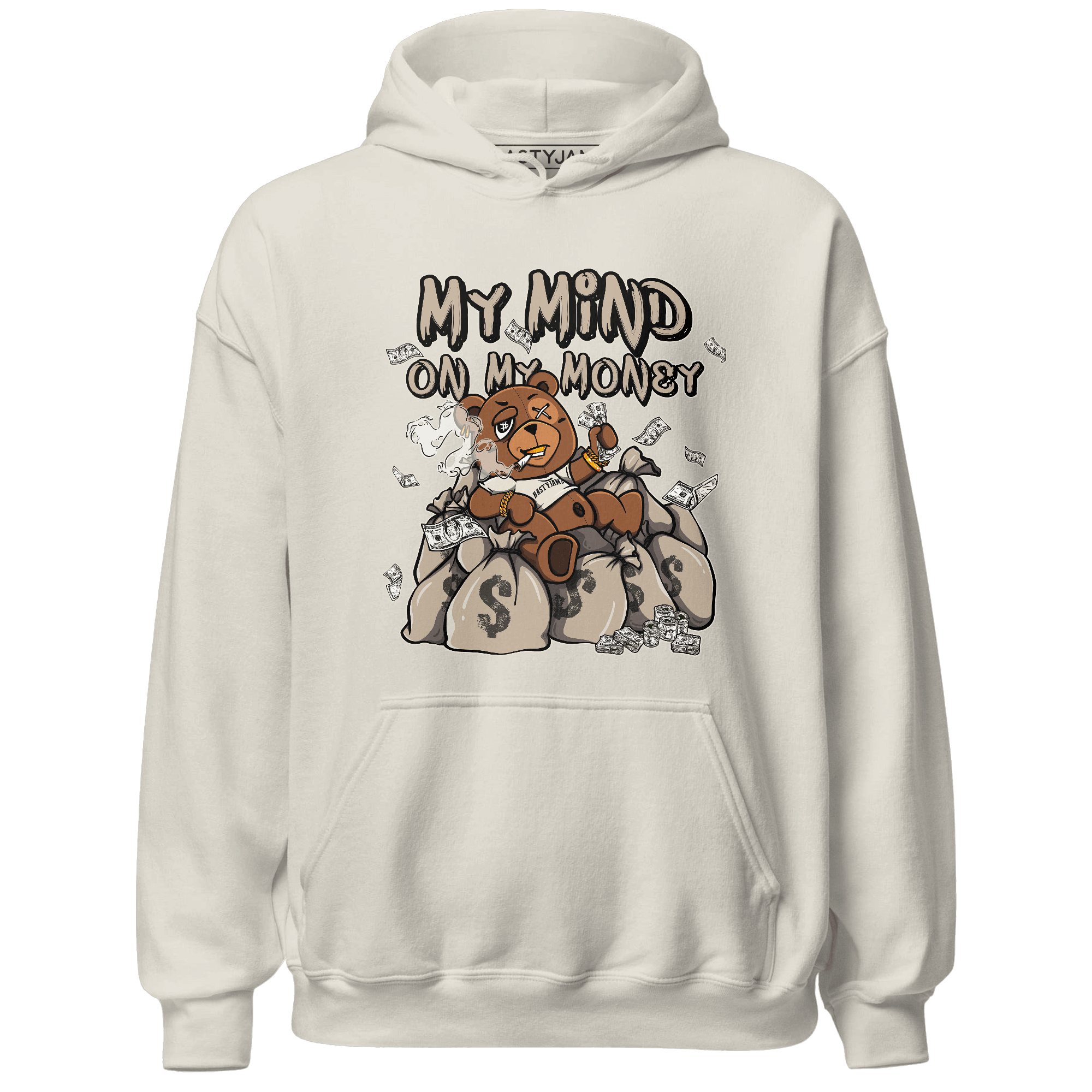 Latte 1s Hoodie Match My Mind On My Money BER - NastyJamz